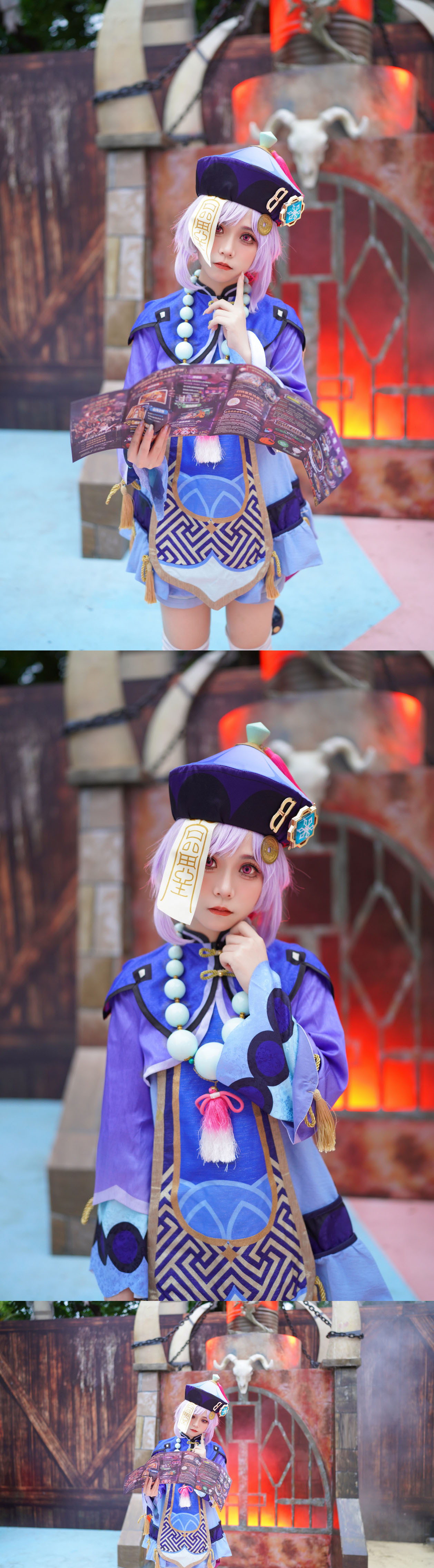 《原神》七七可爱鬼cosplay (4/6) 《原神》七七可爱鬼cosplay 第4张 - 七七图集