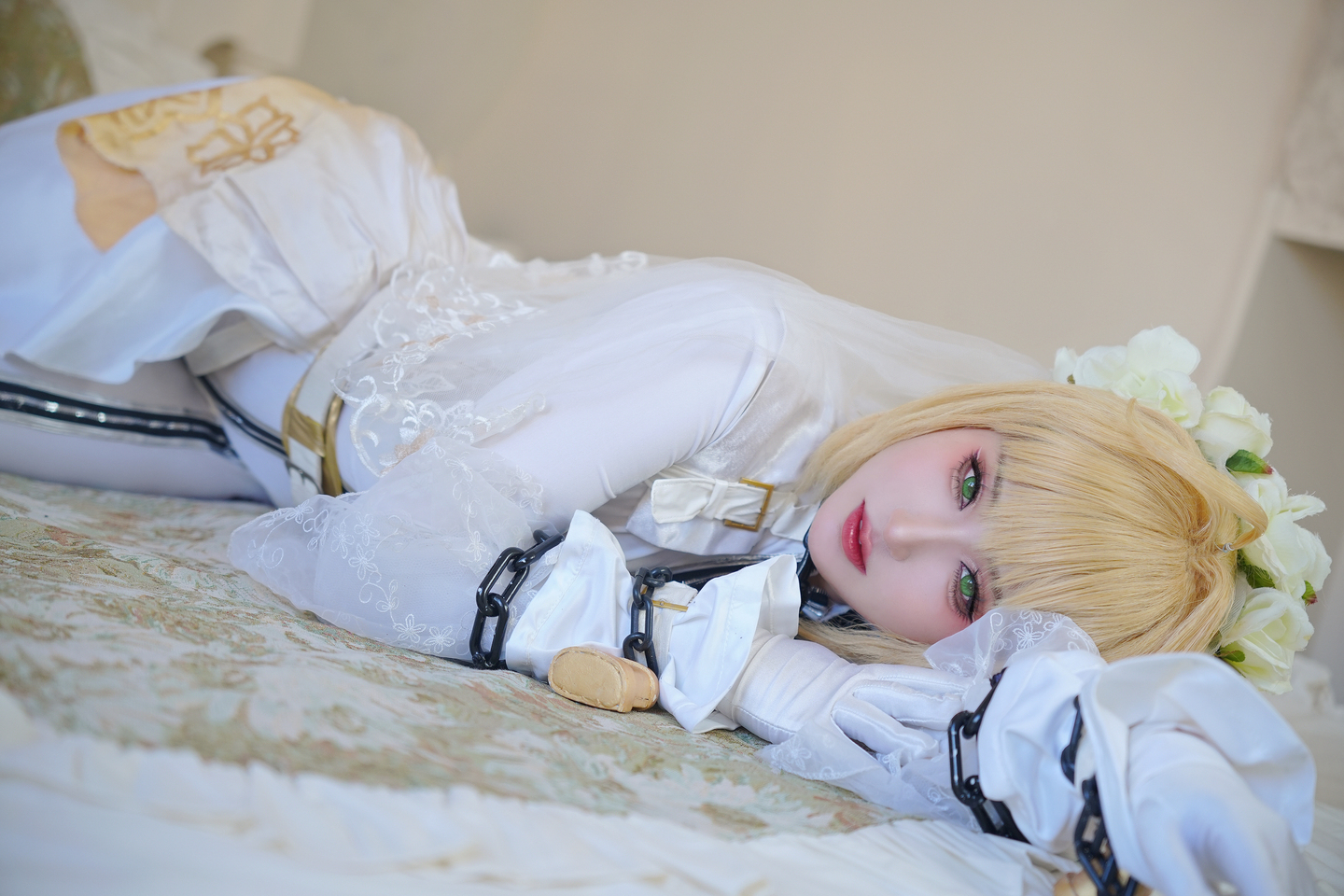 fate/grandorder 尼禄花嫁cosplay (5/9) fate/grandorder 尼禄花嫁cosplay 第5张 - 尼禄图集