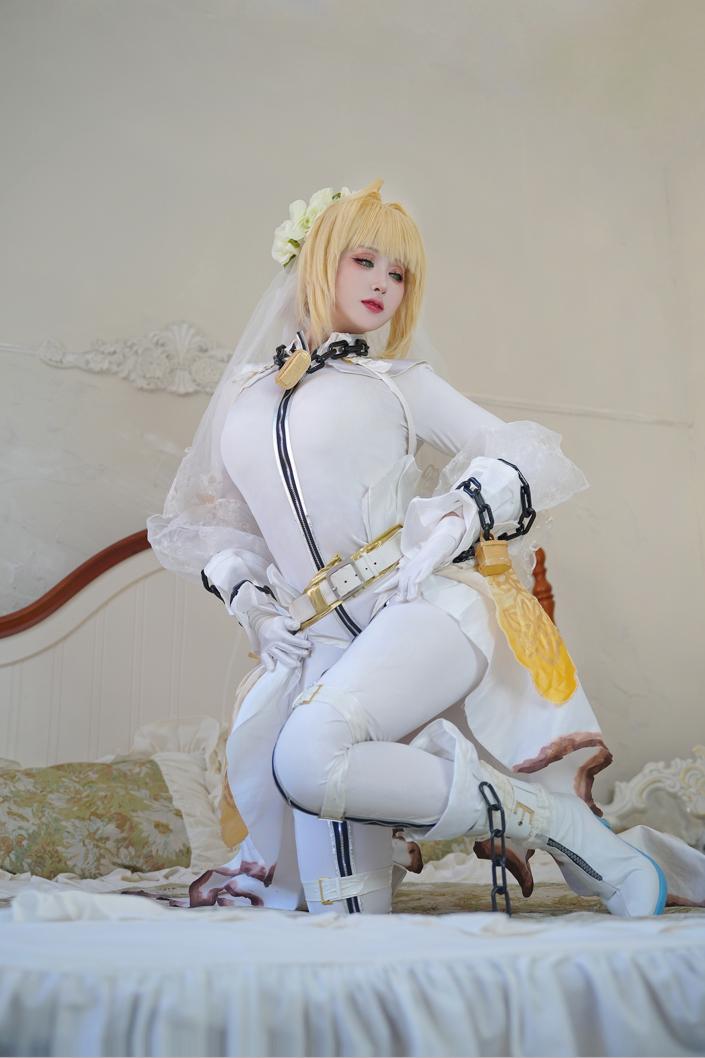 fate/grandorder 尼禄花嫁cosplay (6/9) fate/grandorder 尼禄花嫁cosplay 第6张 - 尼禄图集