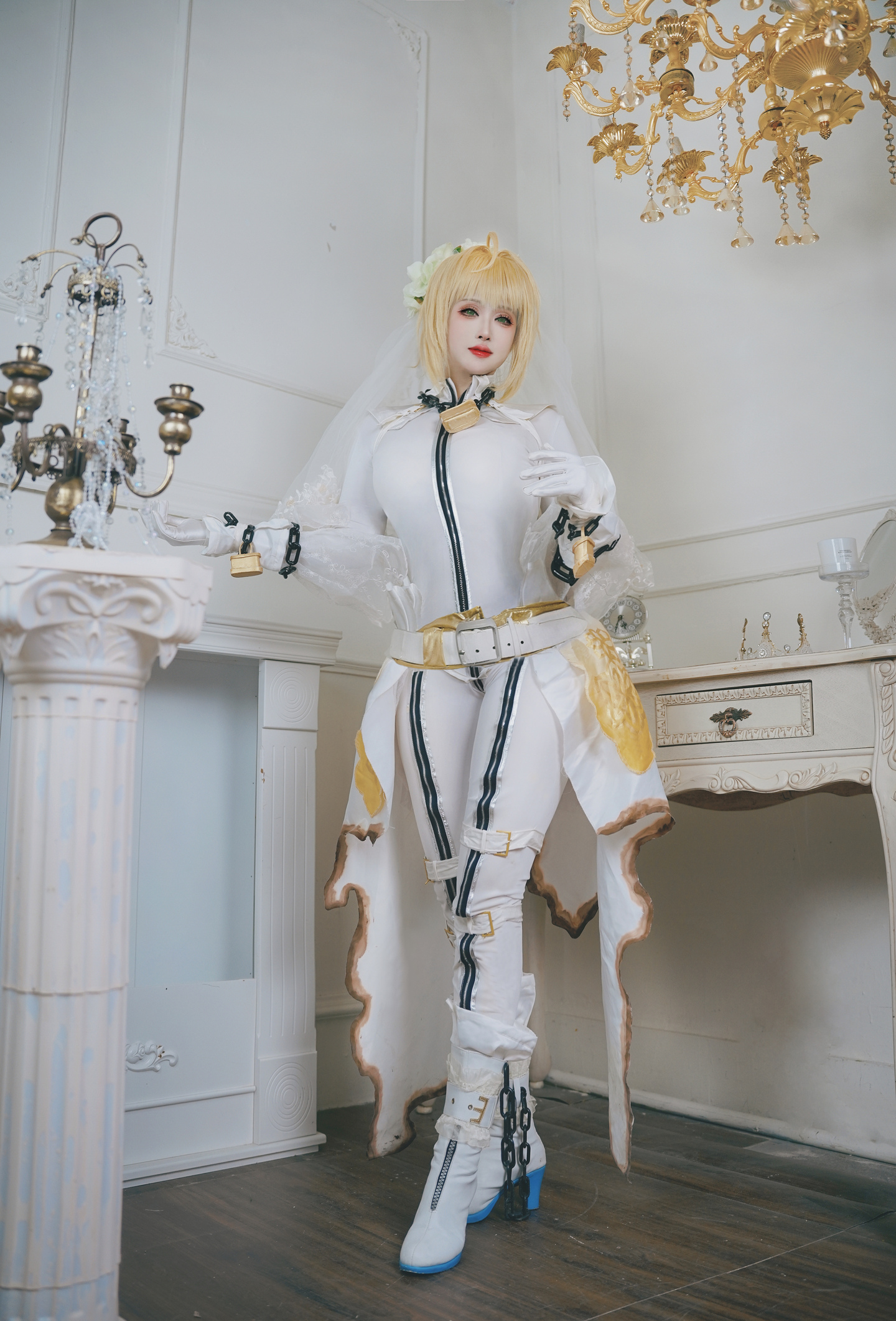 fate/grandorder 尼禄花嫁cosplay (7/9) fate/grandorder 尼禄花嫁cosplay 第7张 - 尼禄图集