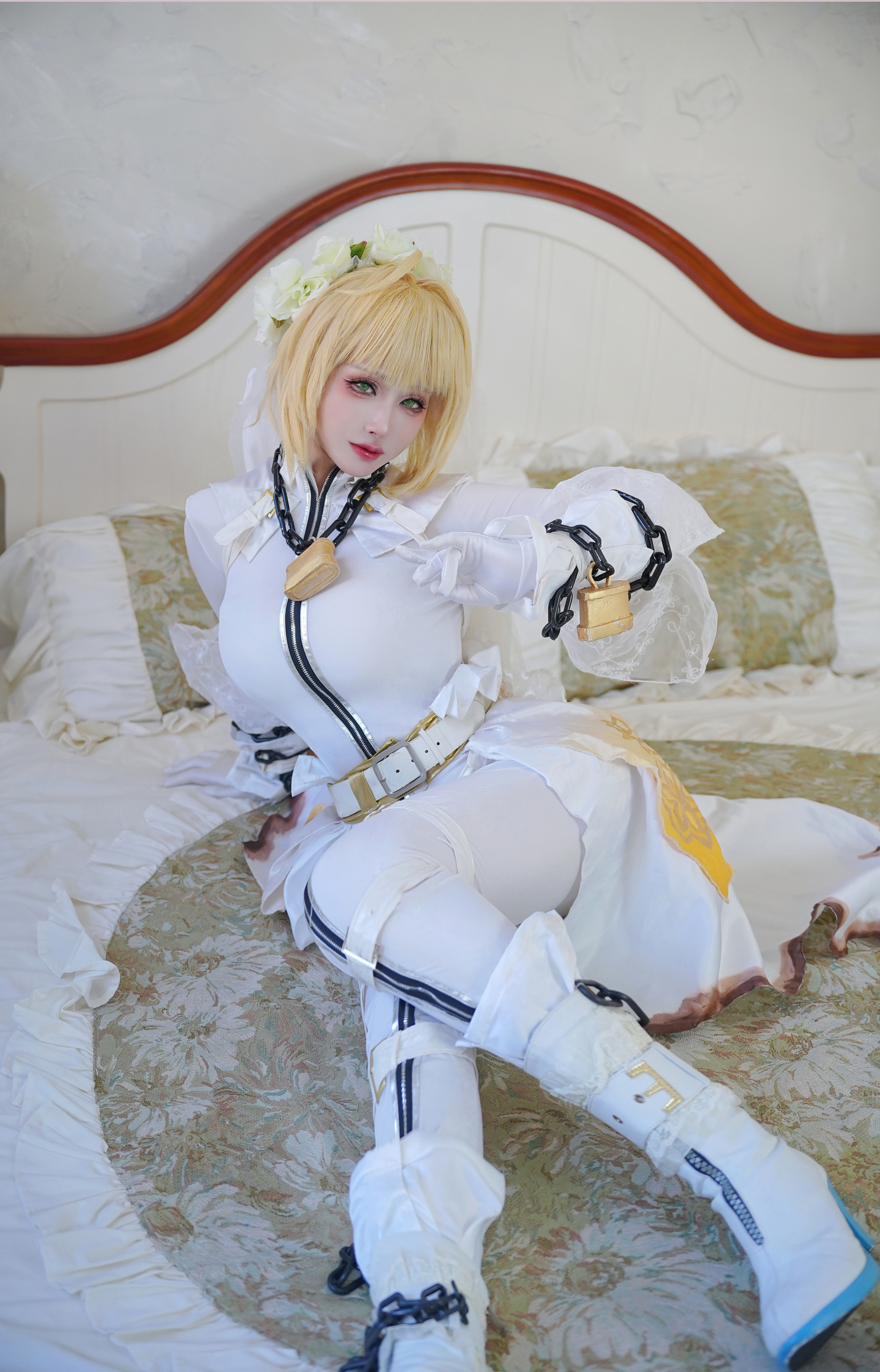 fate/grandorder 尼禄花嫁cosplay (9/9) fate/grandorder 尼禄花嫁cosplay 第9张 - 尼禄图集