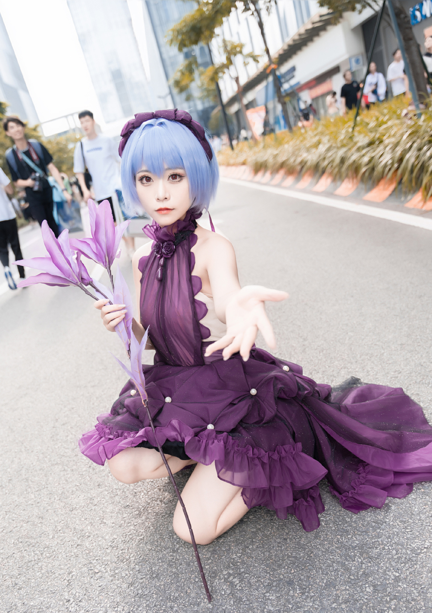 《新世纪福音战士》绫波丽花之语cosplay (2/10) 《新世纪福音战士》绫波丽花之语cosplay 第2张 - 绫波丽图集