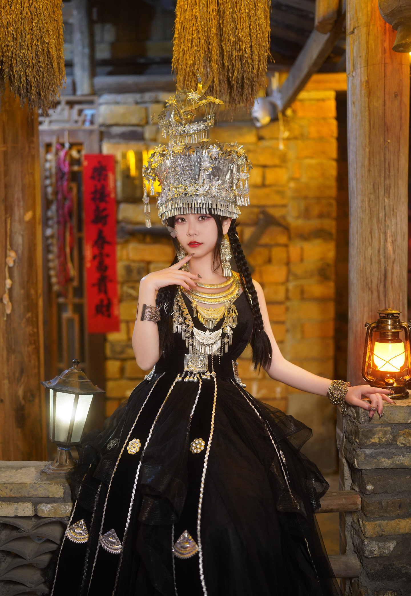 苗服写真 | cos美图精选图集-coser喵-coser美图-coser聚集地