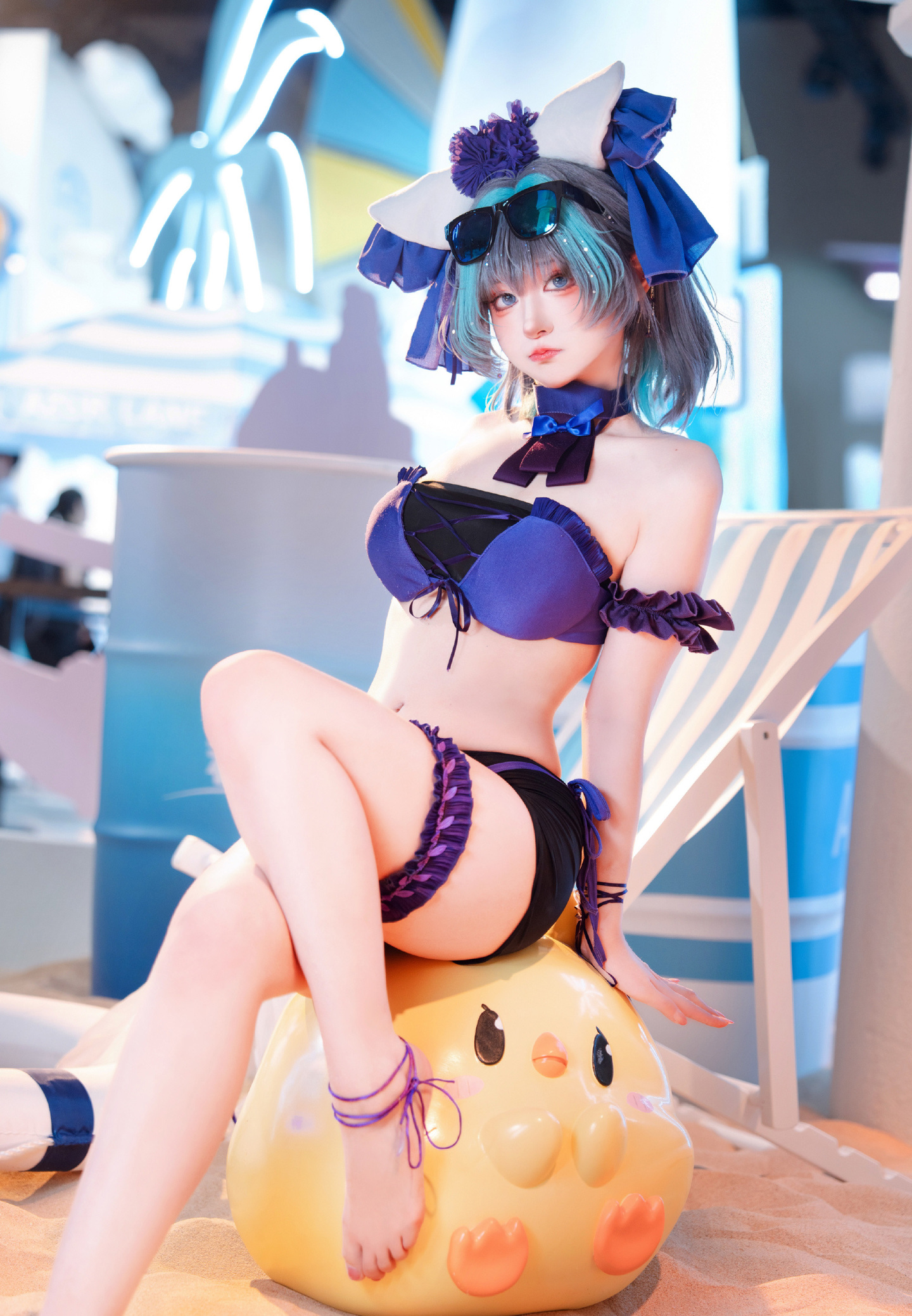 《碧蓝航线》柴郡cosplay (4/9) 《碧蓝航线》柴郡cosplay 第4张 - 柴郡图集