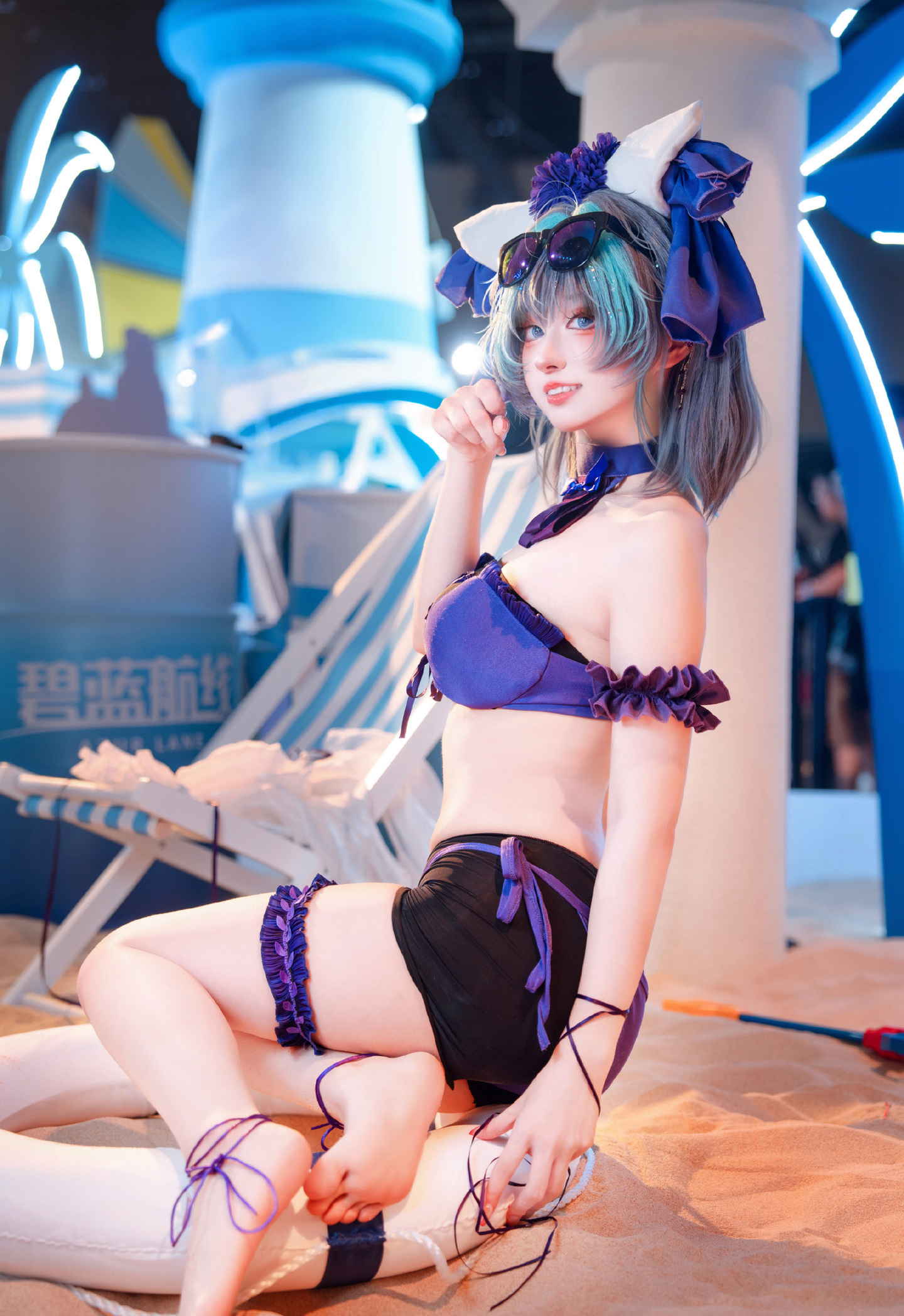 《碧蓝航线》柴郡cosplay (5/9) 《碧蓝航线》柴郡cosplay 第5张 - 柴郡图集