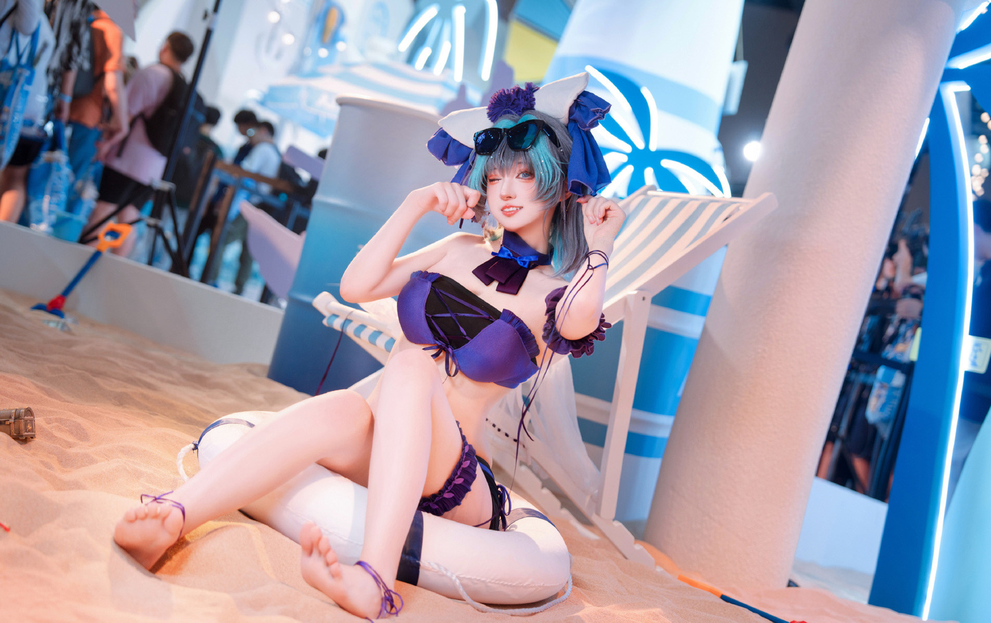 《碧蓝航线》柴郡cosplay (6/9) 《碧蓝航线》柴郡cosplay 第6张 - 柴郡图集