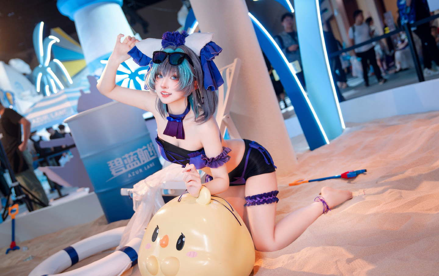 《碧蓝航线》柴郡cosplay (7/9) 《碧蓝航线》柴郡cosplay 第7张 - 柴郡图集
