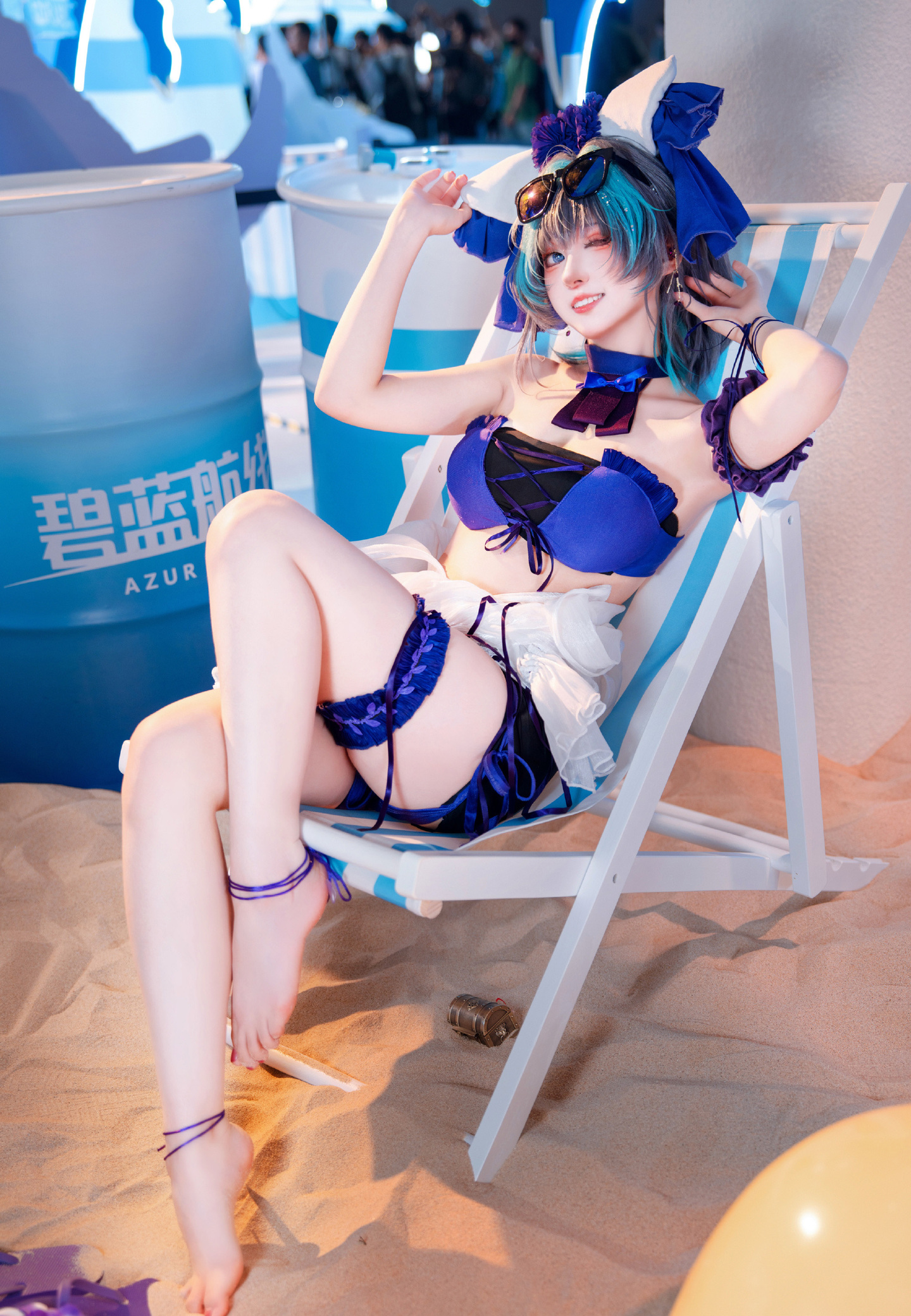《碧蓝航线》柴郡cosplay (8/9) 《碧蓝航线》柴郡cosplay 第8张 - 柴郡图集