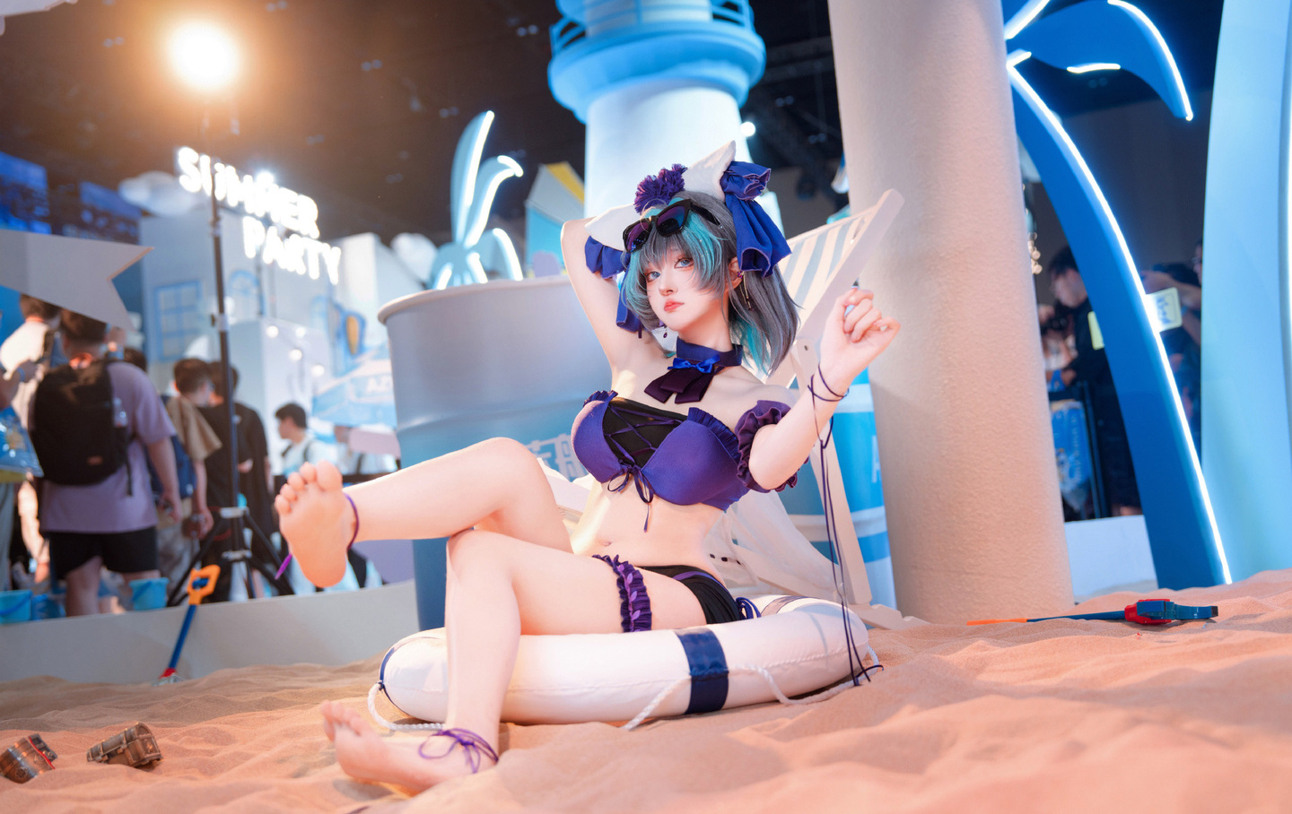 《碧蓝航线》柴郡cosplay (9/9) 《碧蓝航线》柴郡cosplay 第9张 - 柴郡图集