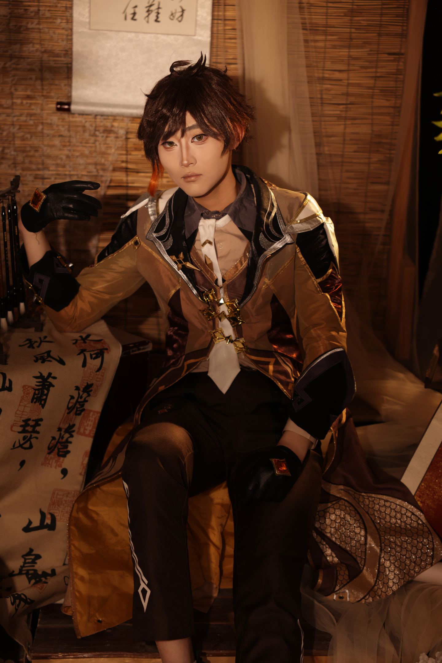 《原神》钟离cosplay正片 (3/6) 《原神》钟离cosplay正片 第3张 - 钟离图集