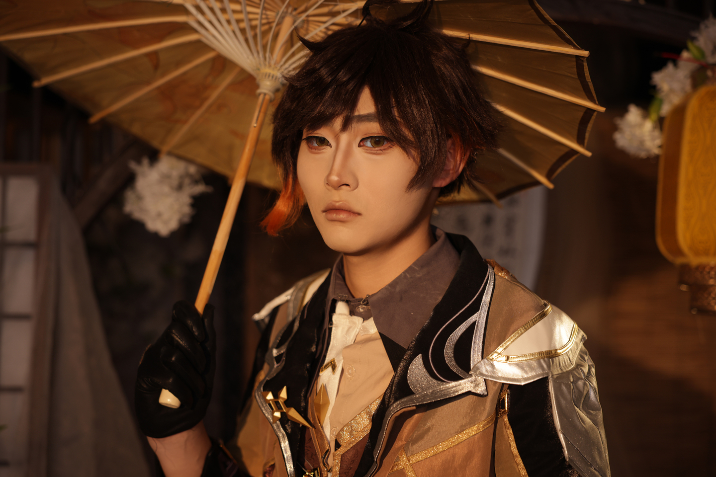 《原神》钟离cosplay正片 (4/6) 《原神》钟离cosplay正片 第4张 - 钟离图集