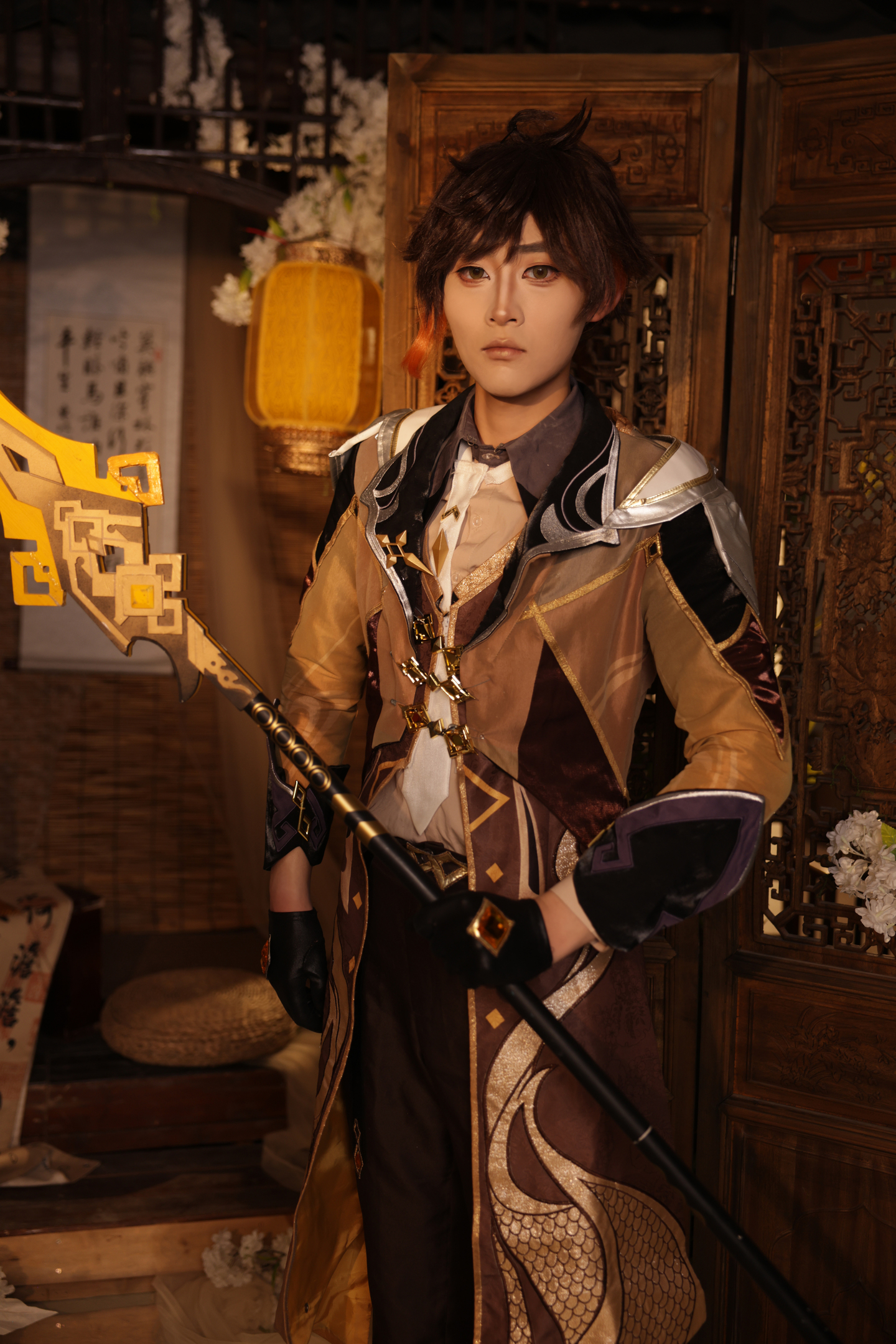 《原神》钟离cosplay正片 (5/6) 《原神》钟离cosplay正片 第5张 - 钟离图集