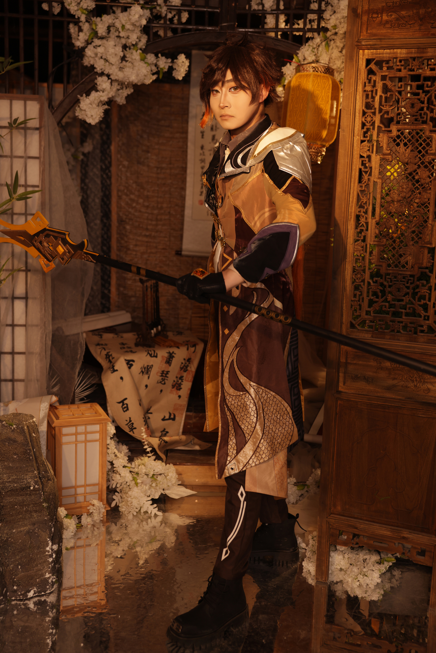 《原神》钟离cosplay正片 (6/6) 《原神》钟离cosplay正片 第6张 - 钟离图集
