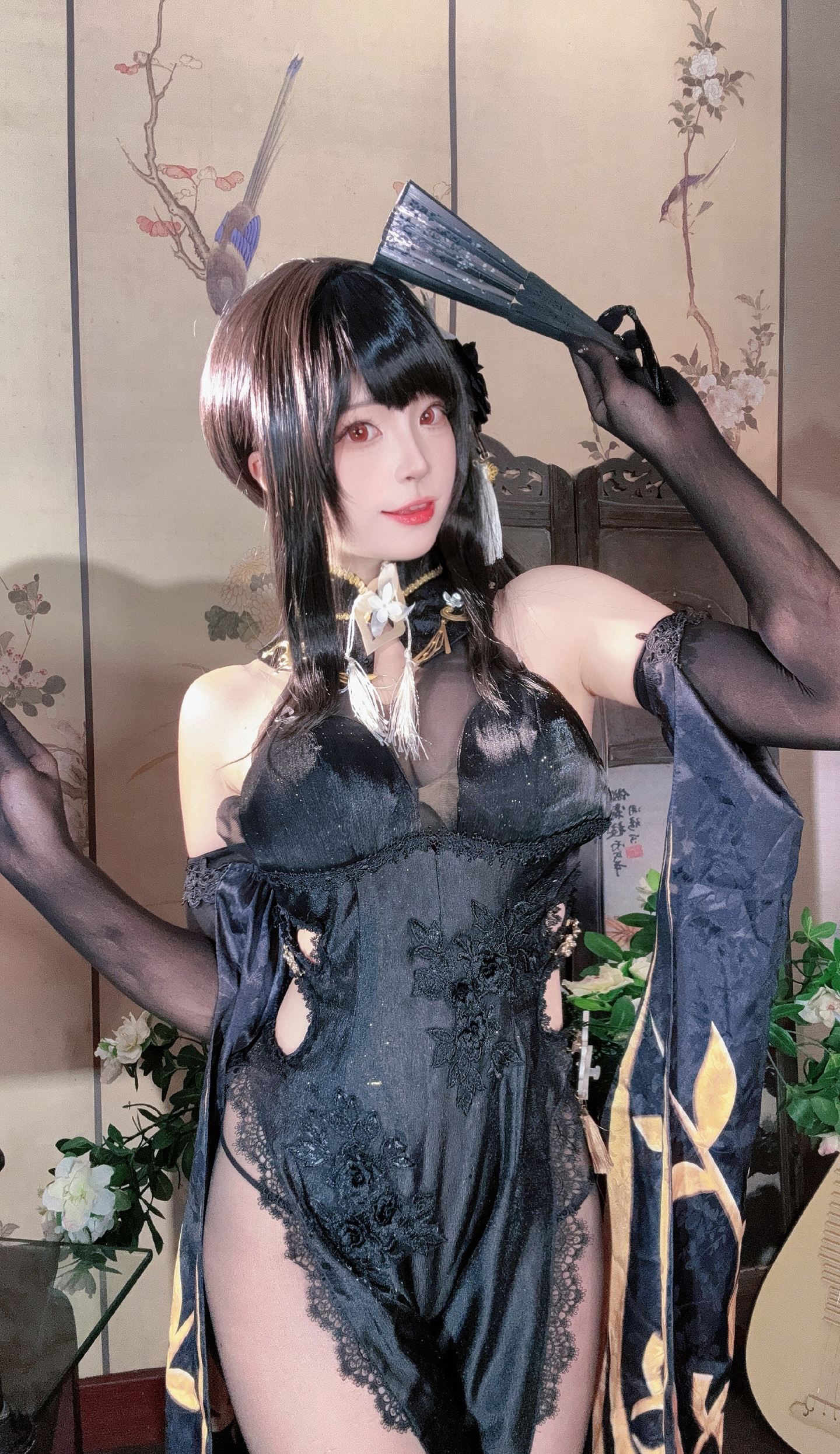 《碧蓝航线》镇海旗袍cosplay | 冉冉不甜vcos镇海-coser喵-coser美图-coser聚集地