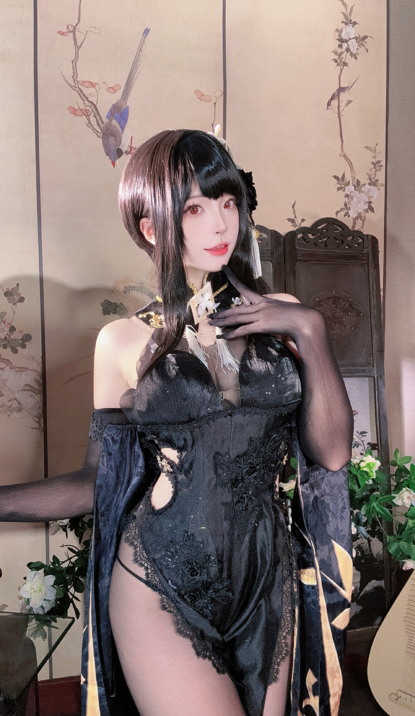 《碧蓝航线》镇海旗袍cosplay (5/9) 《碧蓝航线》镇海旗袍cosplay 第5张 - 镇海图集