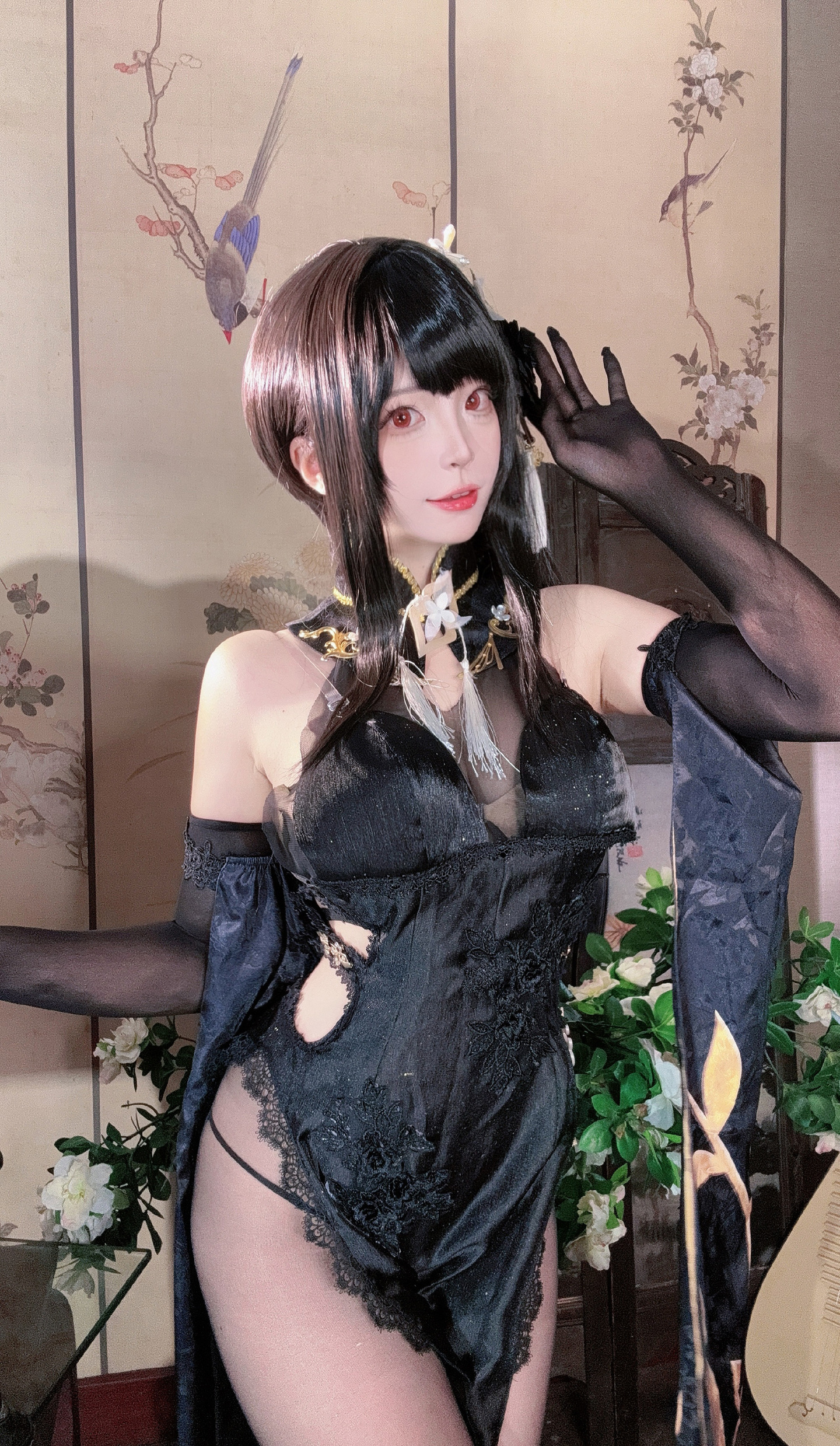 《碧蓝航线》镇海旗袍cosplay (6/9) 《碧蓝航线》镇海旗袍cosplay 第6张 - 镇海图集