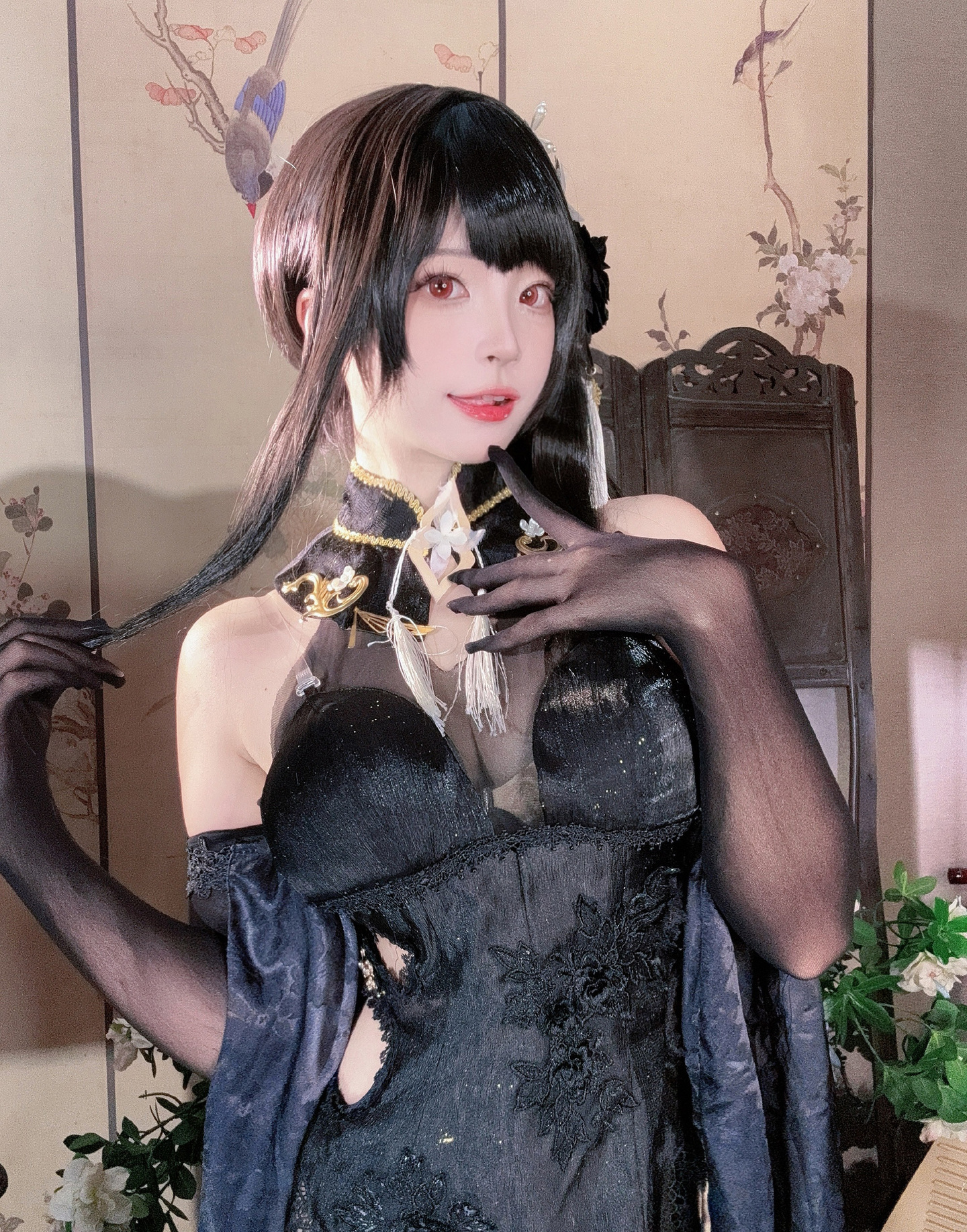 《碧蓝航线》镇海旗袍cosplay (9/9) 《碧蓝航线》镇海旗袍cosplay 第9张 - 镇海图集