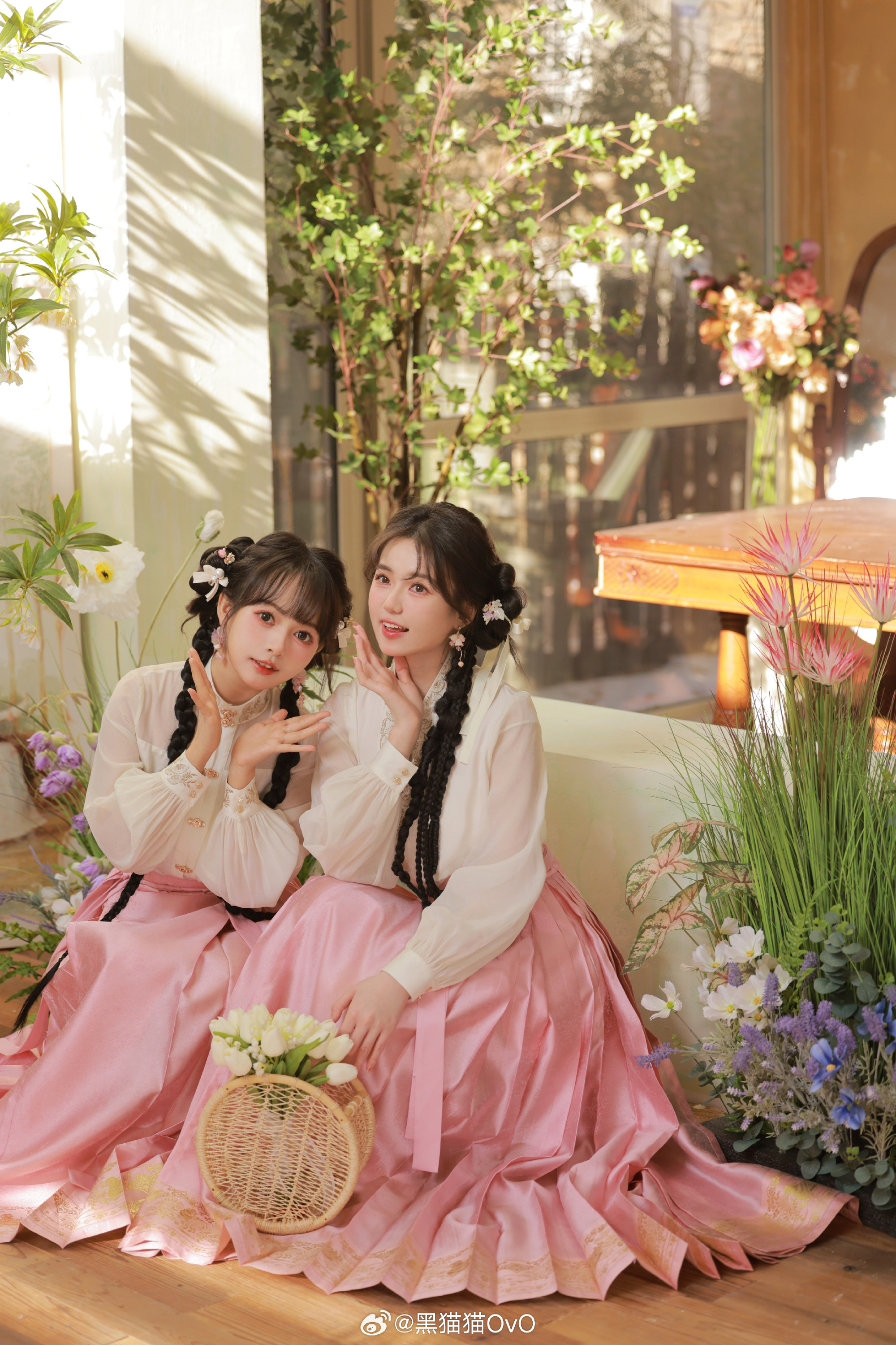 汉服 已经开始期待春天了 我和三坑的日常@黑猫猫OvO 第2张