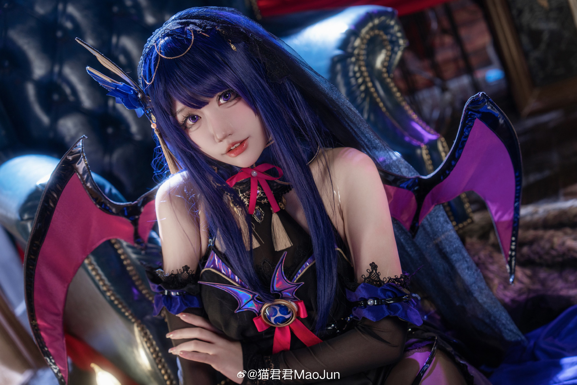 cosplay 啊～是你召唤的魅魔嘛？原神 雷电将军@猫君君MaoJun 第2张