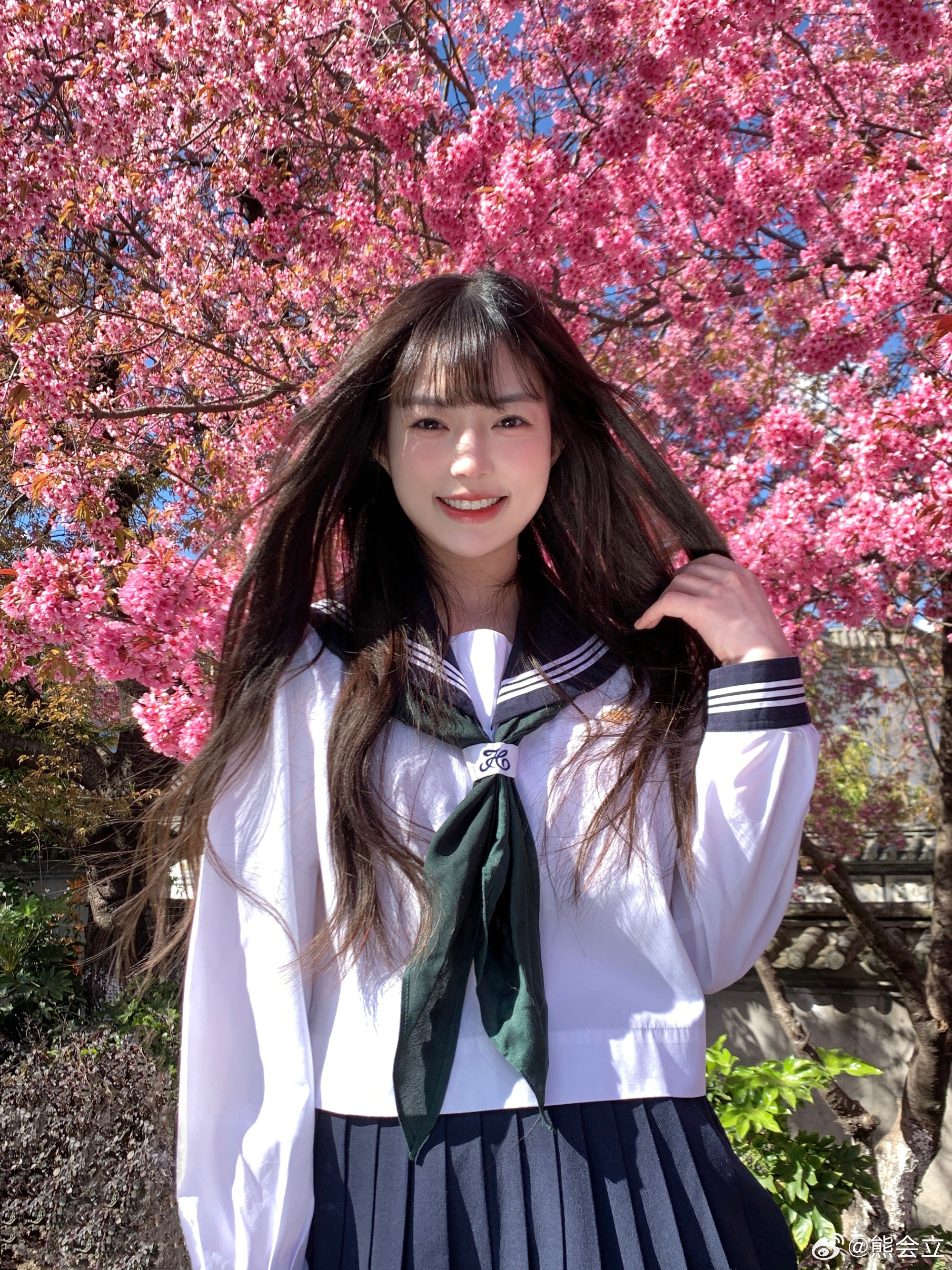 JK 朝春天去‧₊˚🌸 @熊会立 | 熊会立cos朝春天去‧₊˚🌸 -coser家,cosplay爱好者,二次元聚集地,动漫文化,新番资讯,ACG,Coser展示