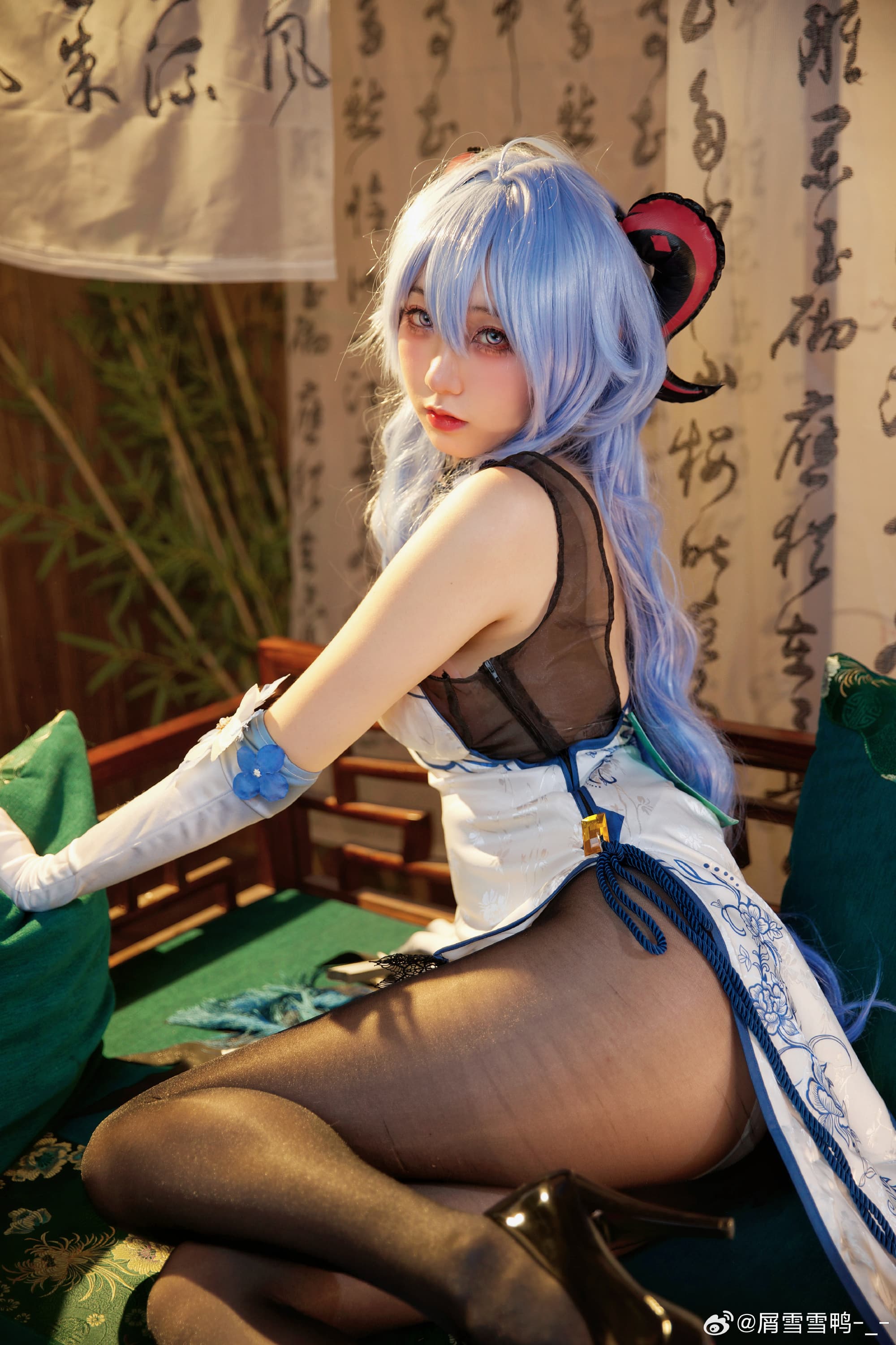 cosplay 原神 甘雨@屑雪雪鸭-_- | 屑雪雪鸭-_-cos原神 甘雨-吾爱cos - 52cos-我爱cos