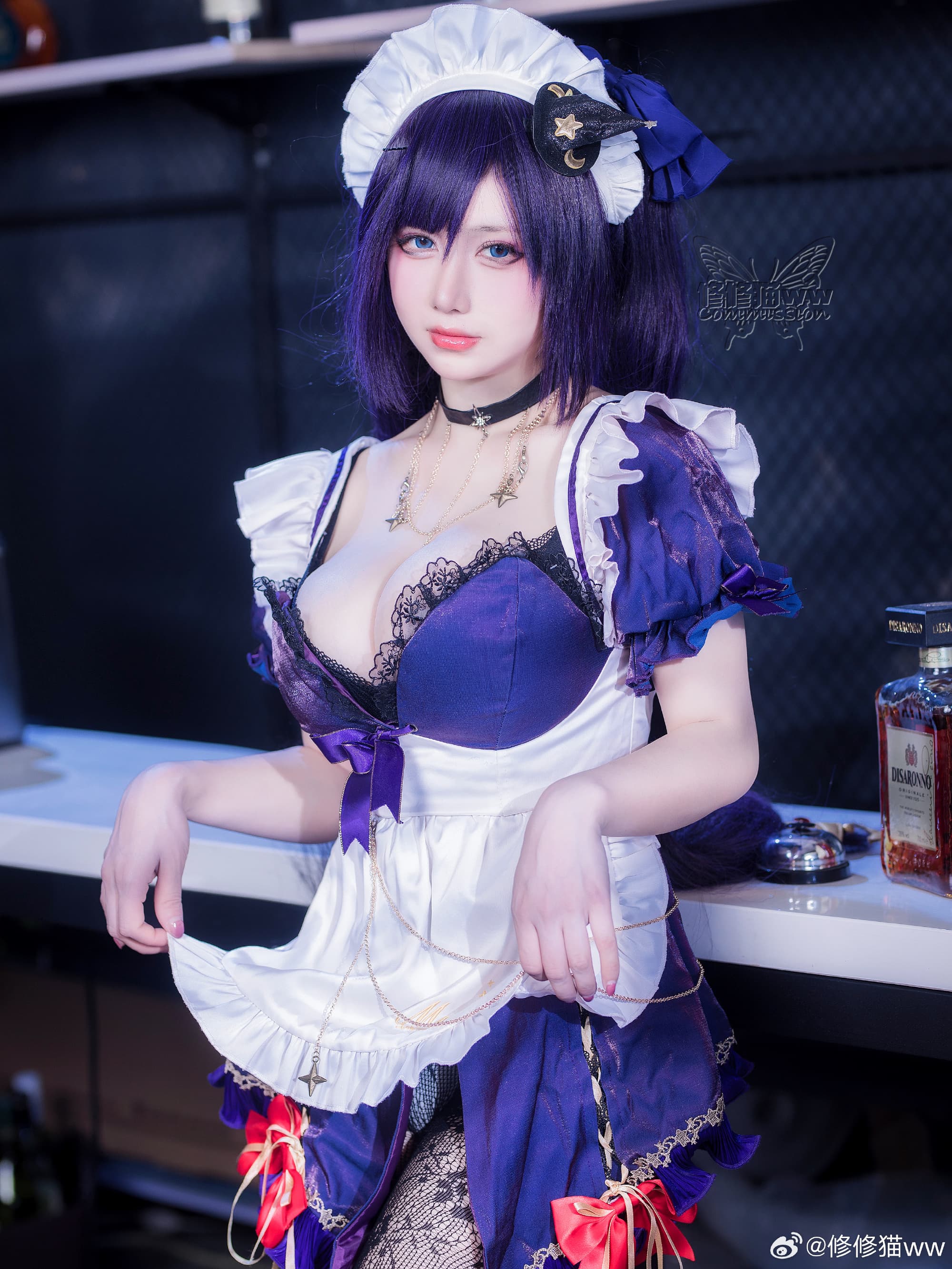 COSPLAY 原神cos 莫娜同人女仆来咯~@修修猫ww | 修修猫wwcos原神cos 莫娜同人女仆来咯~-吾爱cos - 52cos-我爱cos