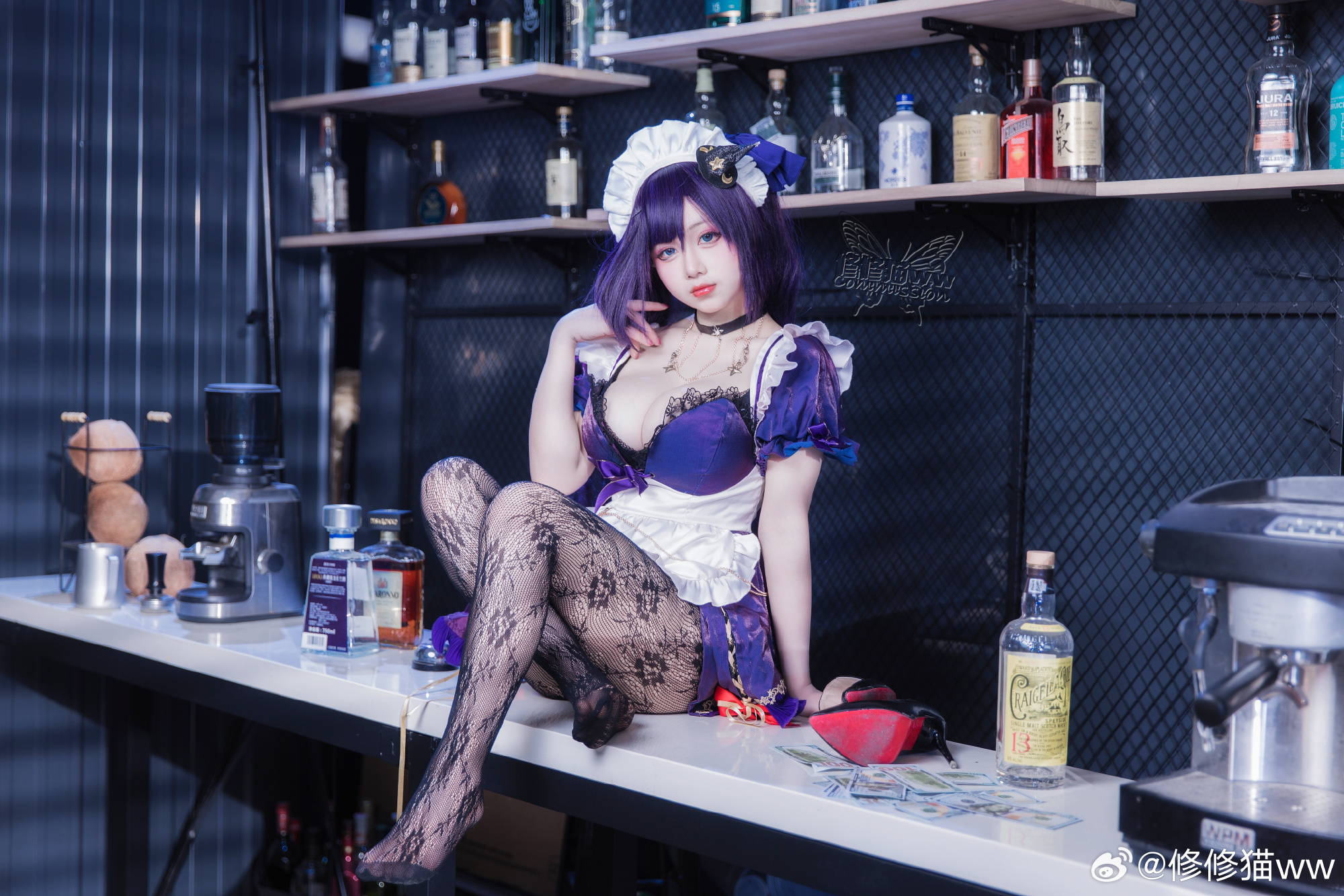COSPLAY 原神cos 莫娜同人女仆来咯~@修修猫ww 第2张