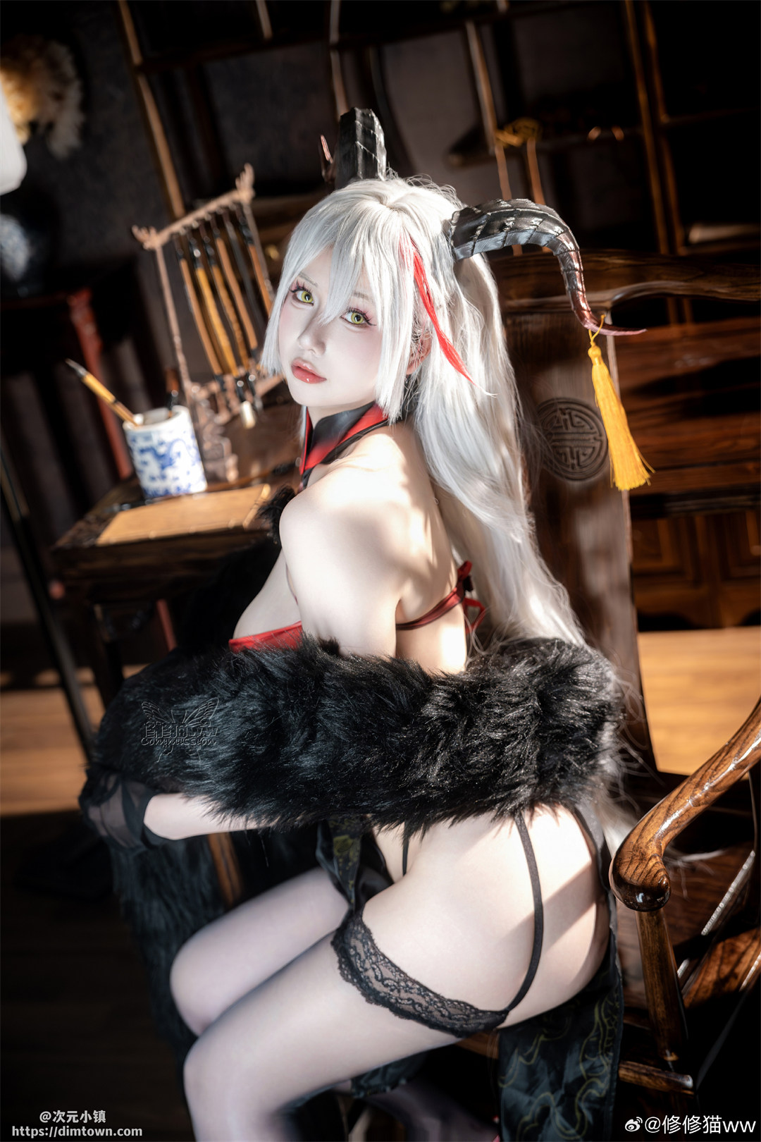 COSPLAY 碧蓝航线 埃吉尔换装【 金龙腾祥云】@修修猫ww | 修修猫wwcos碧蓝航线 埃吉尔换装【 金龙腾祥云】-COS二次元-cosplay社区-coser啦二次元