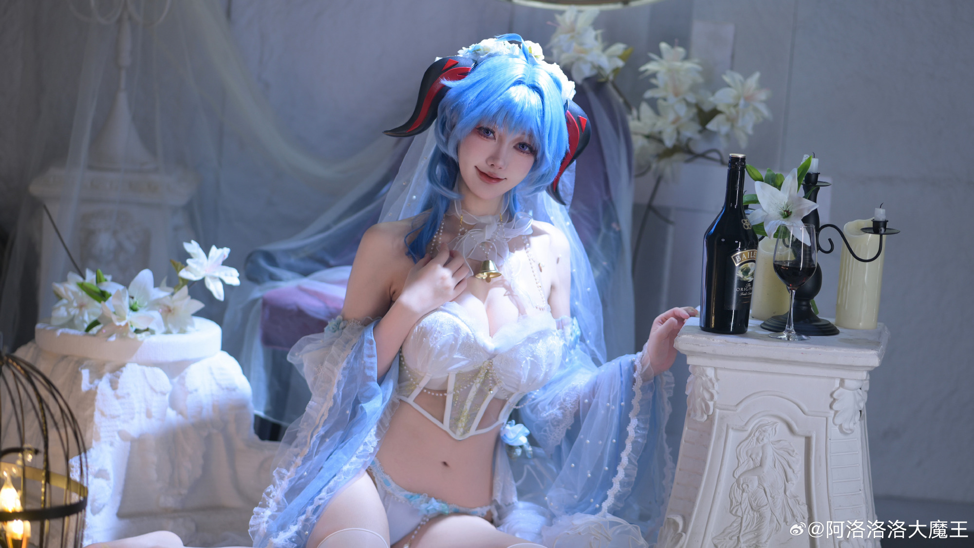 COSPLAY 原神 💜甘雨同人花嫁💜@阿洛洛洛大魔王 第2张