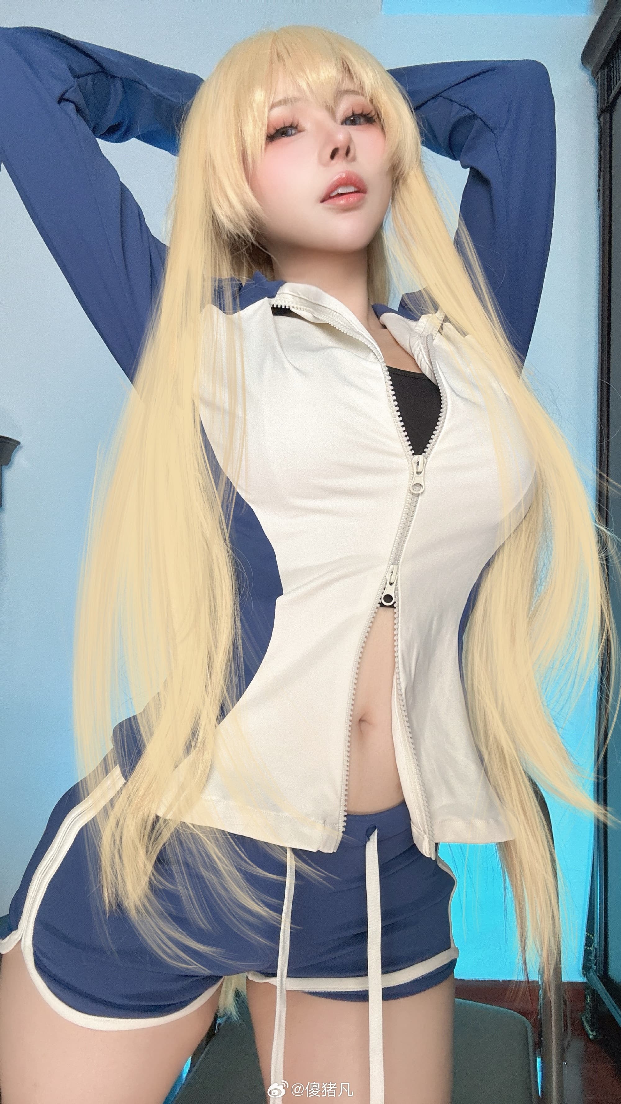 COSPLAY 碧蓝航线 「金刚」泳装@傻猪凡 | 傻猪凡cos碧蓝航线 「金刚」泳装-吾爱cos - 52cos-我爱cos