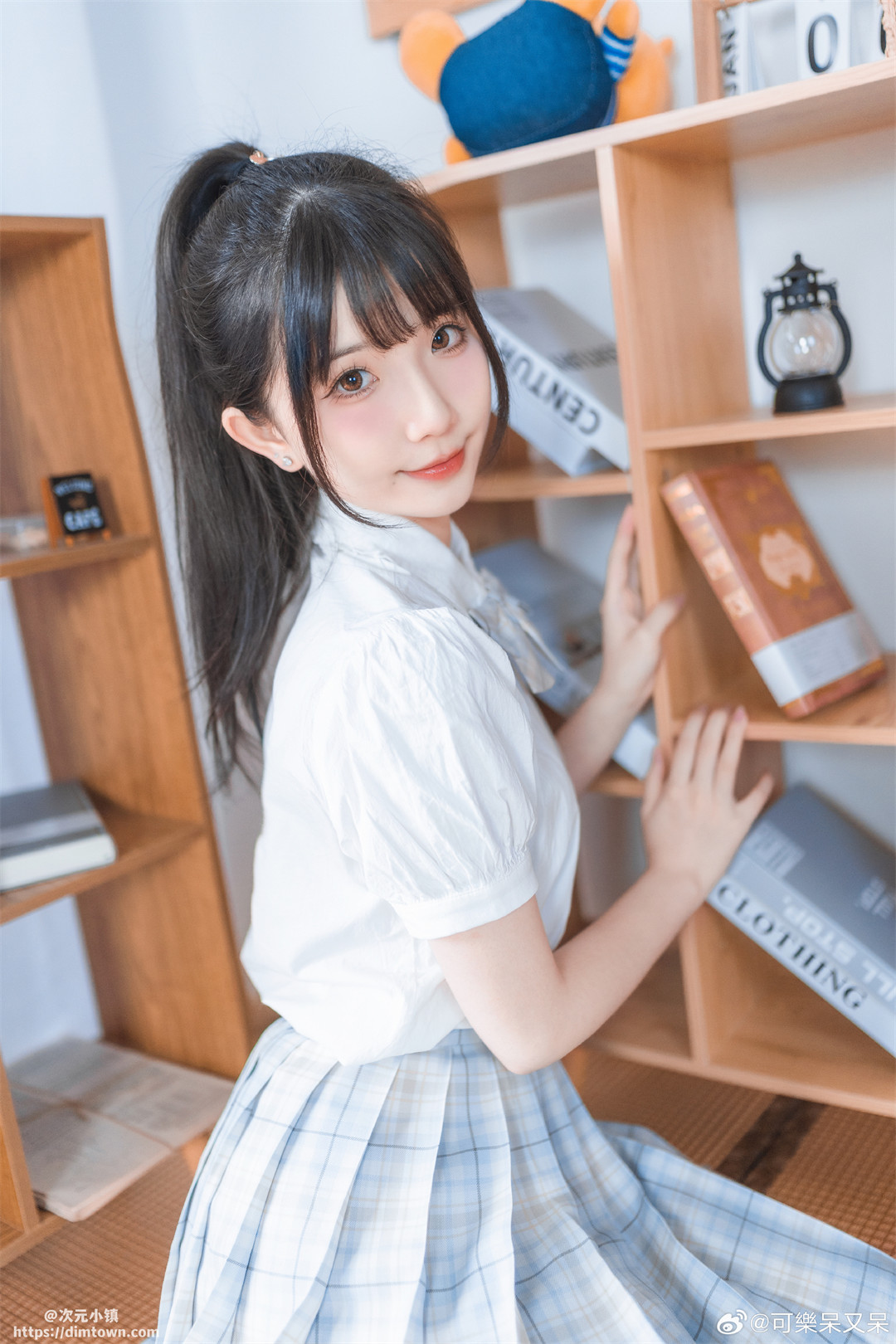 JK写真 午后的阳光正好，悠闲的度过吧@樱桃在不在 | 樱桃在不在cos写真 午后的阳光正好，悠闲的度过吧-吾爱cos - 52cos-我爱cos