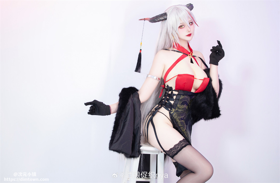 cosplay 碧蓝航线 埃吉尔旗袍@酒酿促织nya 第2张