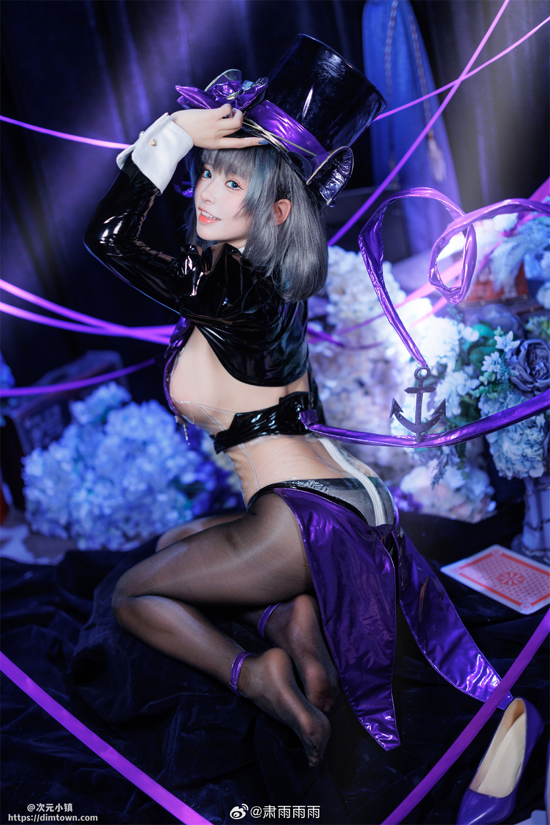 COSPLAY 想看柴郡表演魔术秀喵？ 碧蓝航线 柴郡@肃雨雨雨 第2张