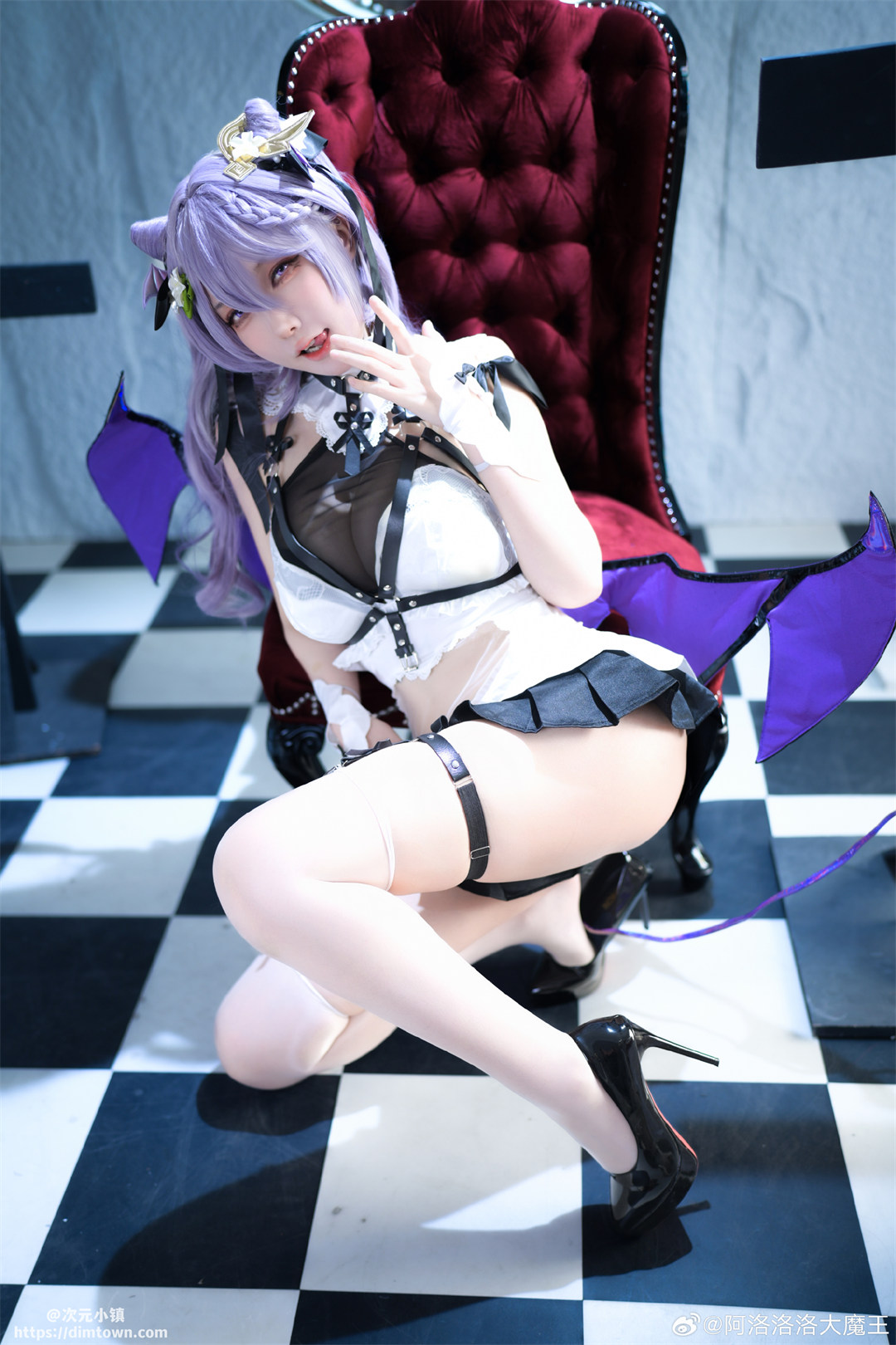 cosplay 原神 💜💜💜💜💜刻晴·魅魔同人💜💜💜💜💜@阿洛洛洛大魔王 | 阿洛洛洛大魔王cos原神 💜💜💜💜💜刻晴·魅魔同人💜💜💜💜💜-COSER 联盟 - 专业 COSPLAY 作品展示平台 | 精选国内外顶尖 Coser