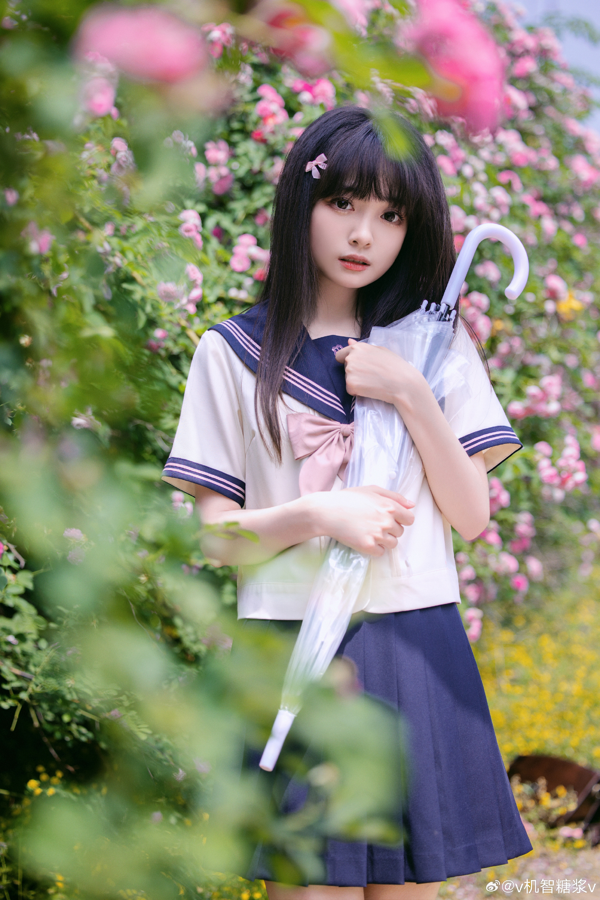 好想看你穿jk的样子 花期很短，但青春很长～@v机智糖浆v | v机智糖浆vcos好想看你穿jk的样子 花期很短，但青春很长～-吾爱cos - 52cos-我爱cos