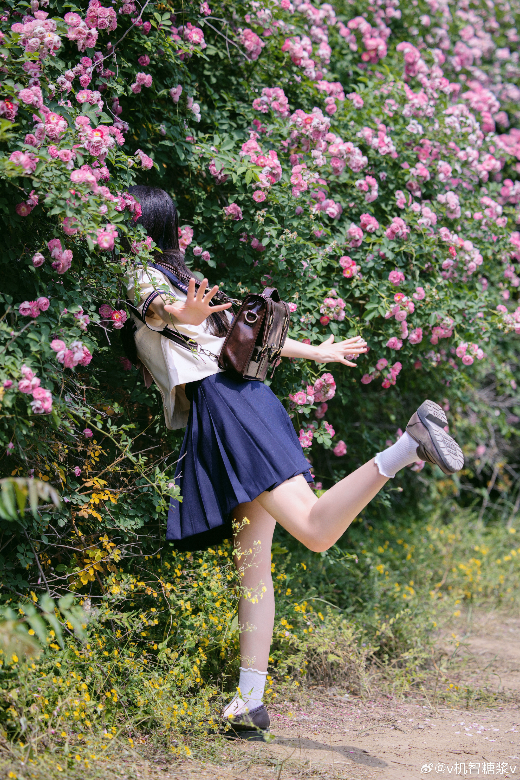 好想看你穿jk的样子 花期很短，但青春很长～@v机智糖浆v 第2张