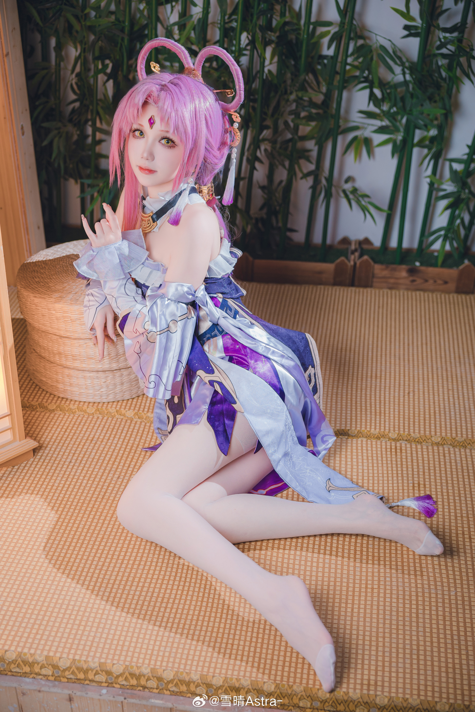 COSPLAY 罗浮太卜司之首,符玄,初次见面…不,该说久见了… 崩坏:星穹铁道@雪晴Astra- 第4张