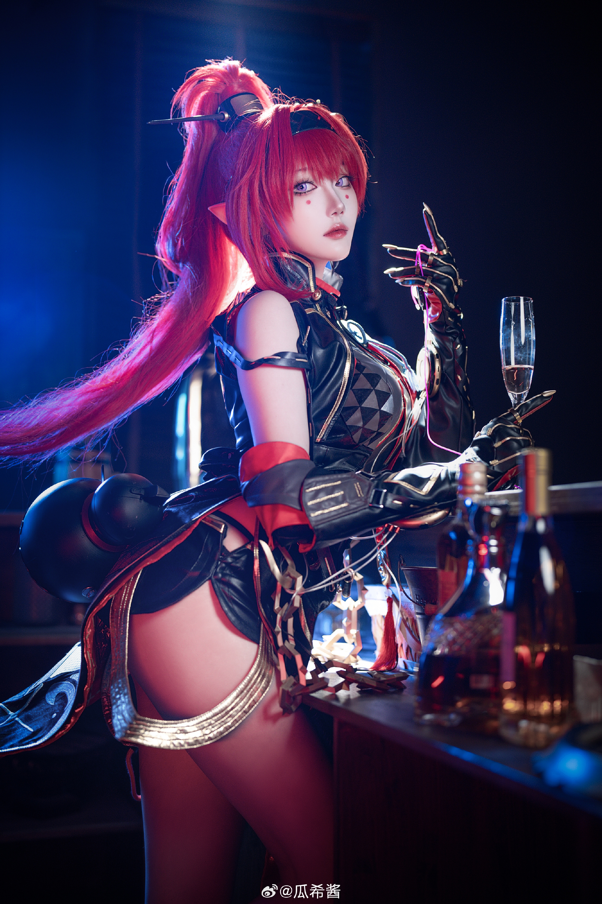 COSPLAY 为了对抗那些无处不在的罪恶…… 鸣潮 吟霖@瓜希酱 | 瓜希酱cos为了对抗那些无处不在的罪恶…… 鸣潮 吟霖-吾爱cos - 52cos-我爱cos