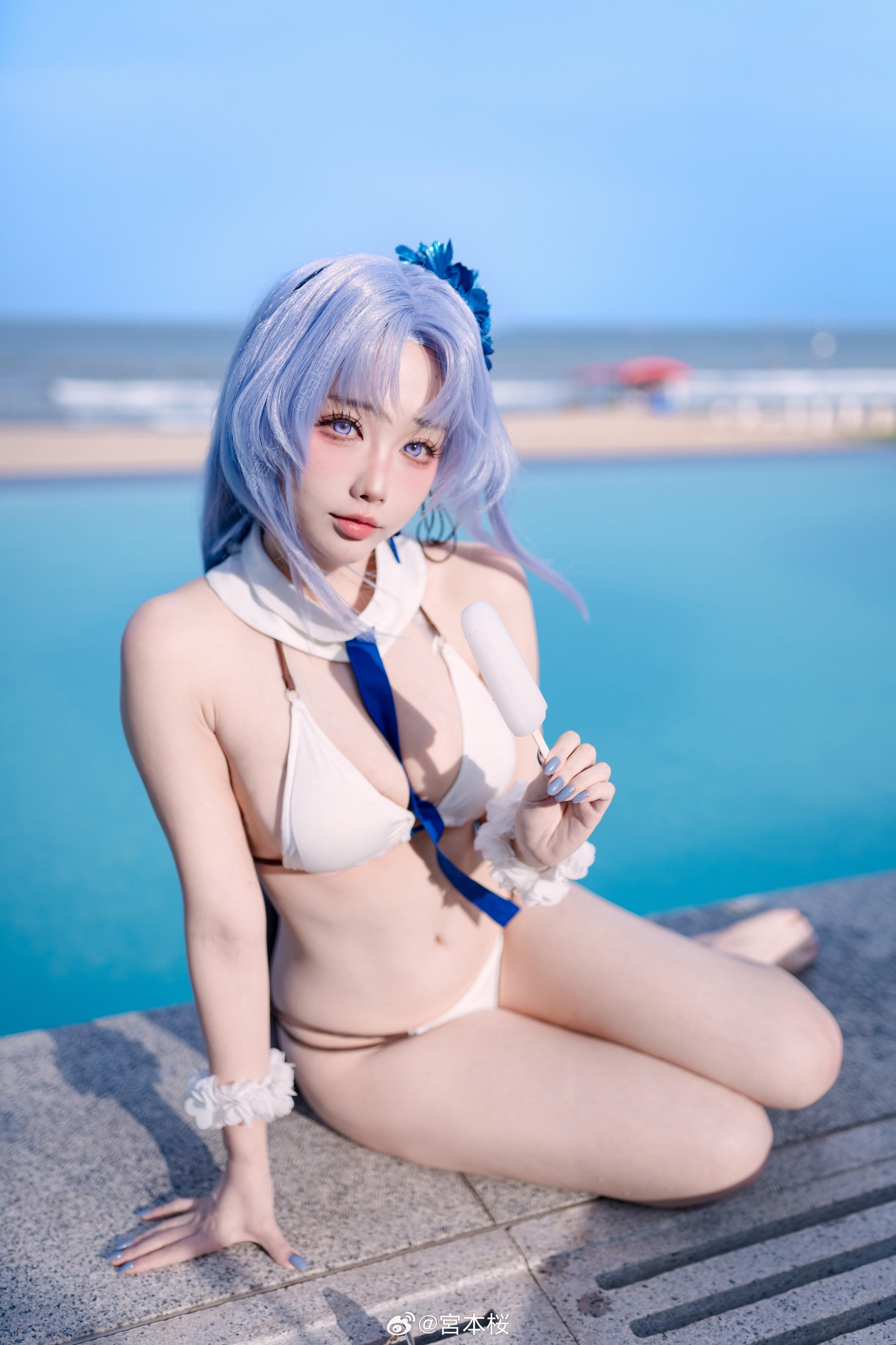 COSPLAY 阿尔萨斯和平时的感觉不太一样……？ 碧蓝航线 阿尔萨斯@宮本桜 第2张