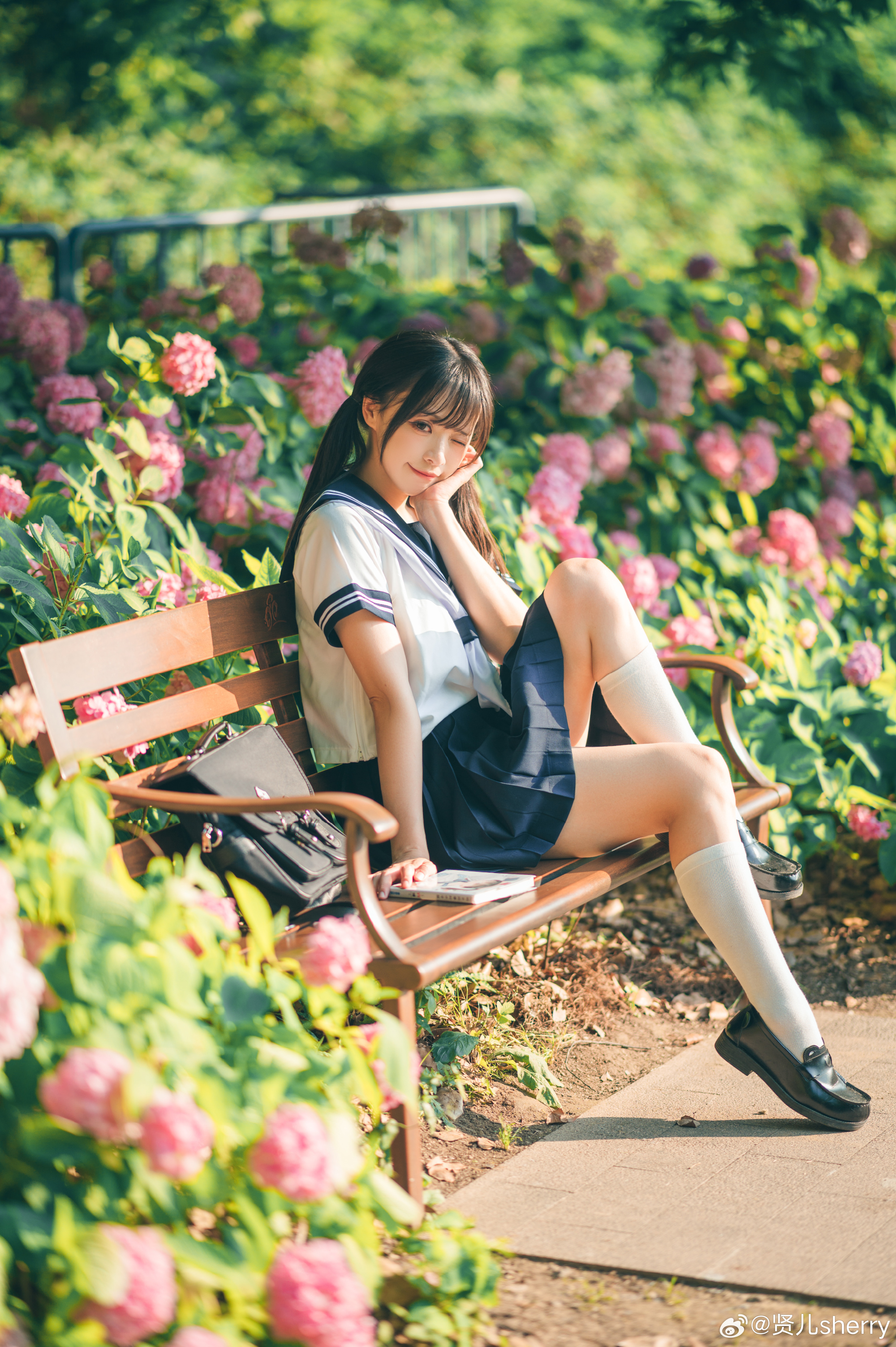 少女写真 水手服 日系写真@贤儿sherry | 贤儿sherrycos少女写真 水手服 日系写真-COS二次元-cosplay社区-coser啦二次元