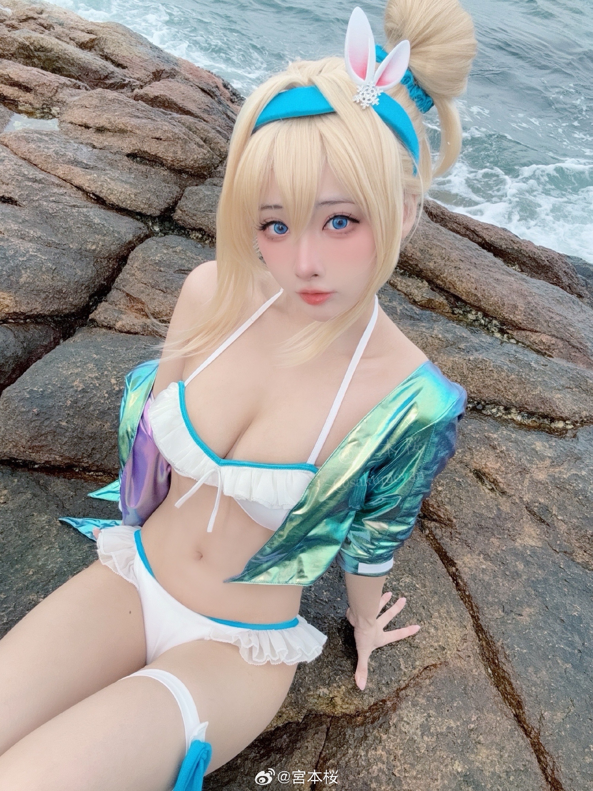COSPLAY  少前2追放 泳装索米@宮本桜 第2张