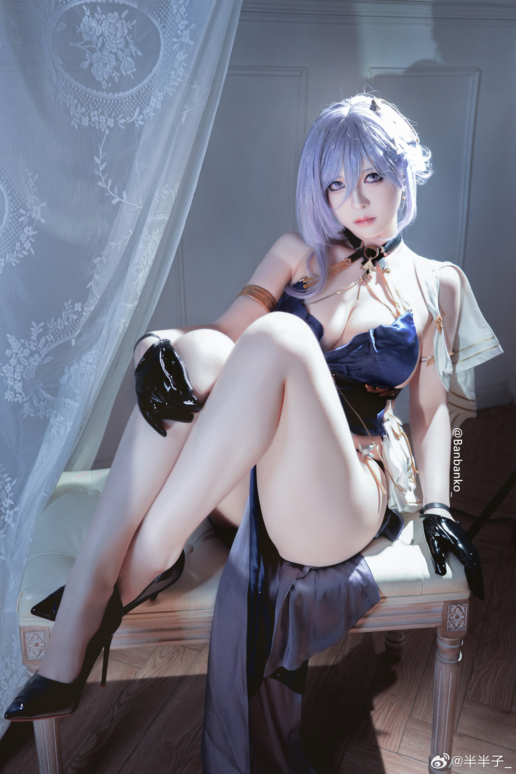 COSPLAY 每晚的月亮都有不一样的美，今夜要随我去看看吗？深空之眼 塞勒涅@半半子_ | 半半子_cos每晚的月亮都有不一样的美，今夜要随我去看看吗？深空之眼 塞勒涅-吾爱cos - 52cos-我爱cos