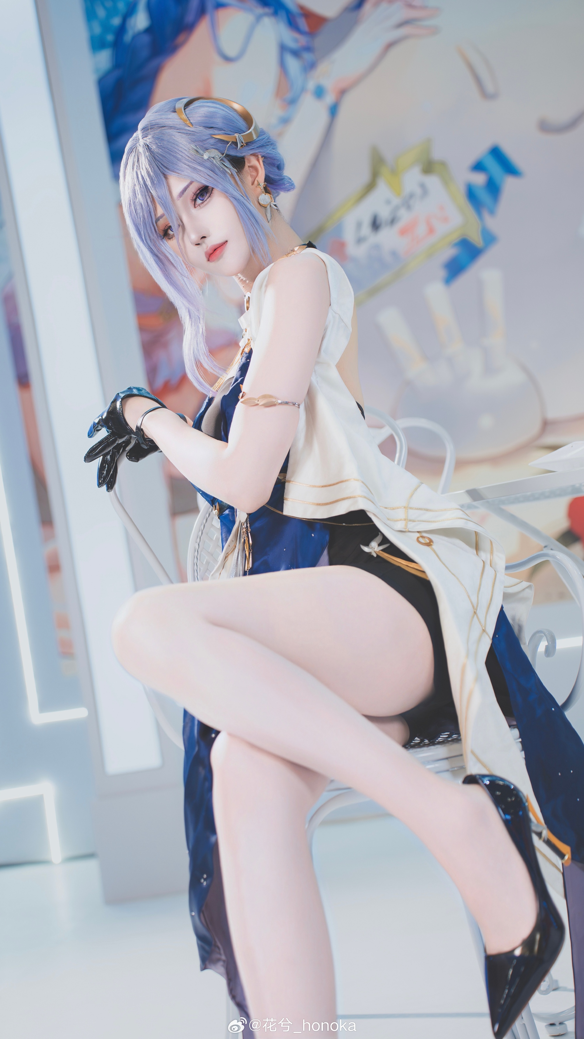 cosplay 深空之眼 幽月·塞勒涅@花兮_honoka | 花兮_honokacos深空之眼 幽月·塞勒涅-吾爱cos - 52cos-我爱cos