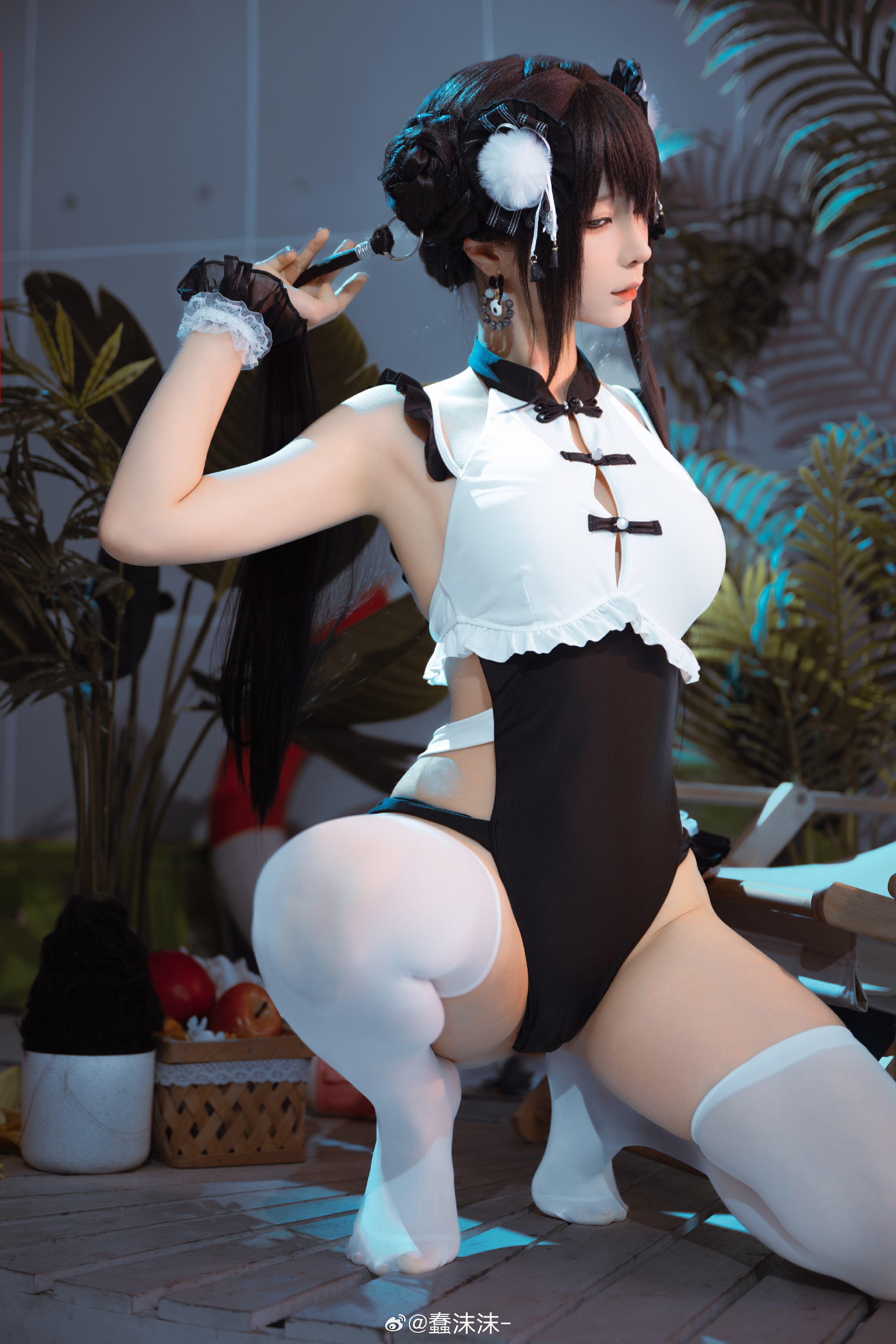 《熊猫娘》黑色版@蠢沫沫- | 蠢沫沫-cos《熊猫娘》黑色版-coser家,cosplay爱好者,二次元聚集地,动漫文化,新番资讯,ACG,Coser展示