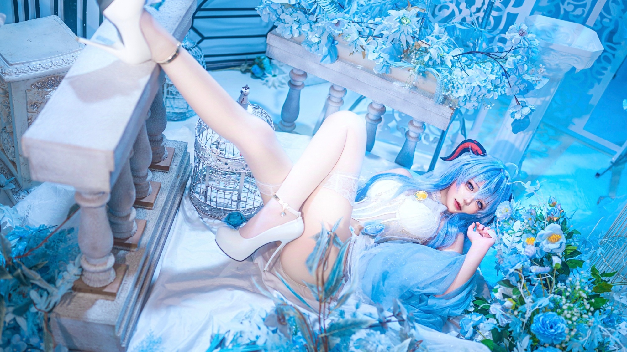 cosplay 原神 甘雨 我也是拍了王小美了 第2张