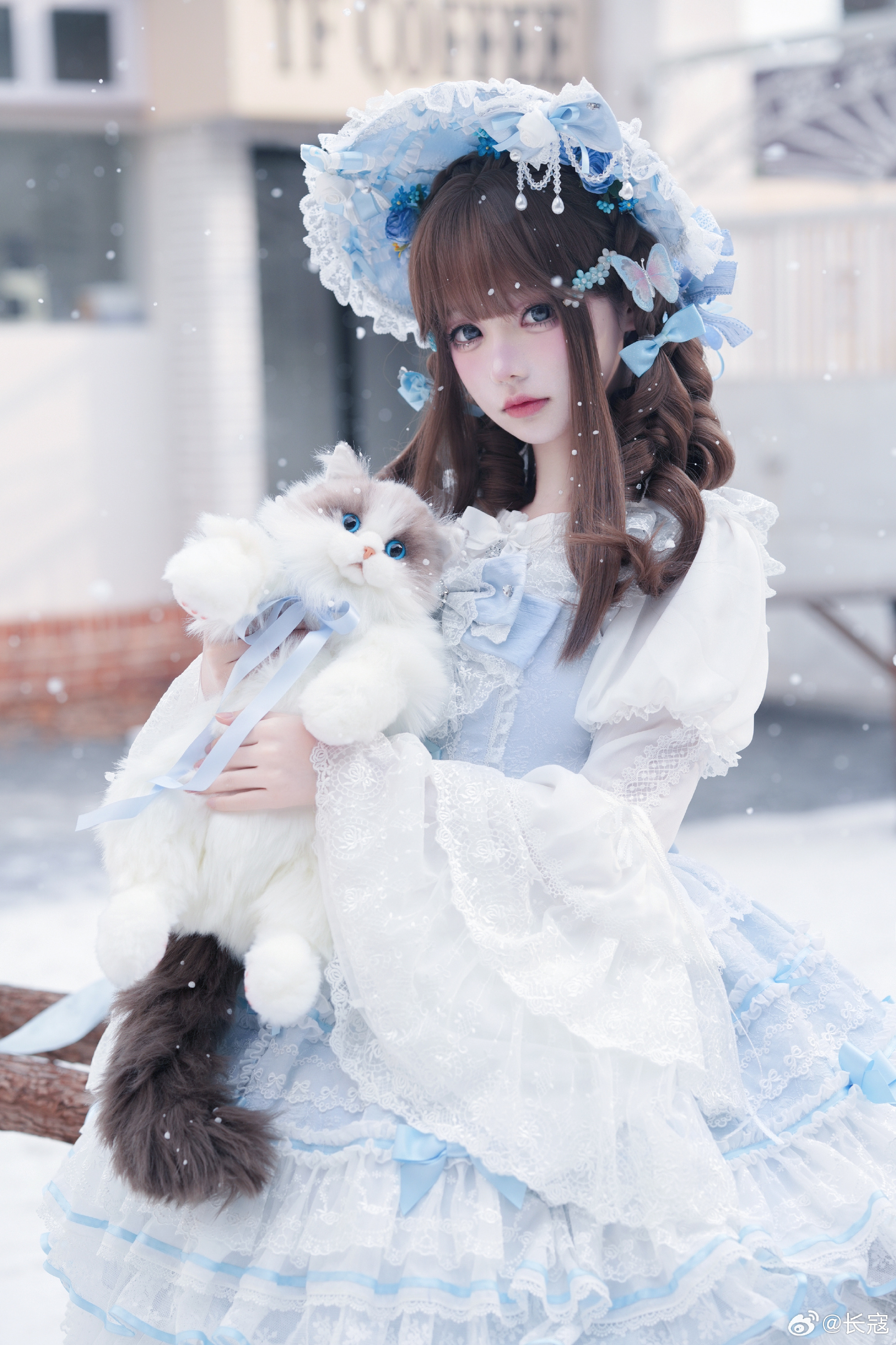 ❄️祈愿星的天蓝色真的好漂亮！阿寇穿的是无拖尾形态！@长寇 | 长寇cos❄️祈愿星的天蓝色真的好漂亮！阿寇穿的是无拖尾形态！-coser家，cosplay爱好者，二次元聚集地，动漫文化，新番资讯，ACG，Coser展示