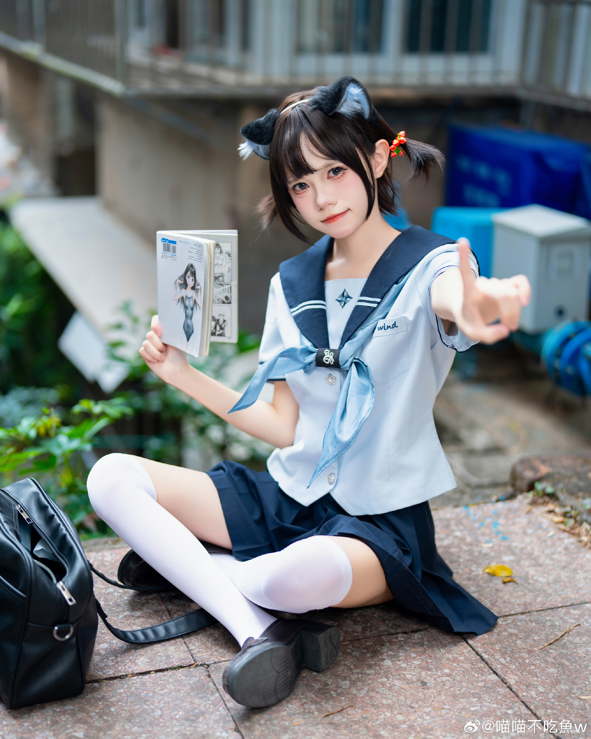 超绝小学生🤓@喵喵不吃魚w | 喵喵不吃魚wcos超绝小学生🤓-coser家，cosplay爱好者，二次元聚集地，动漫文化，新番资讯，ACG，Coser展示