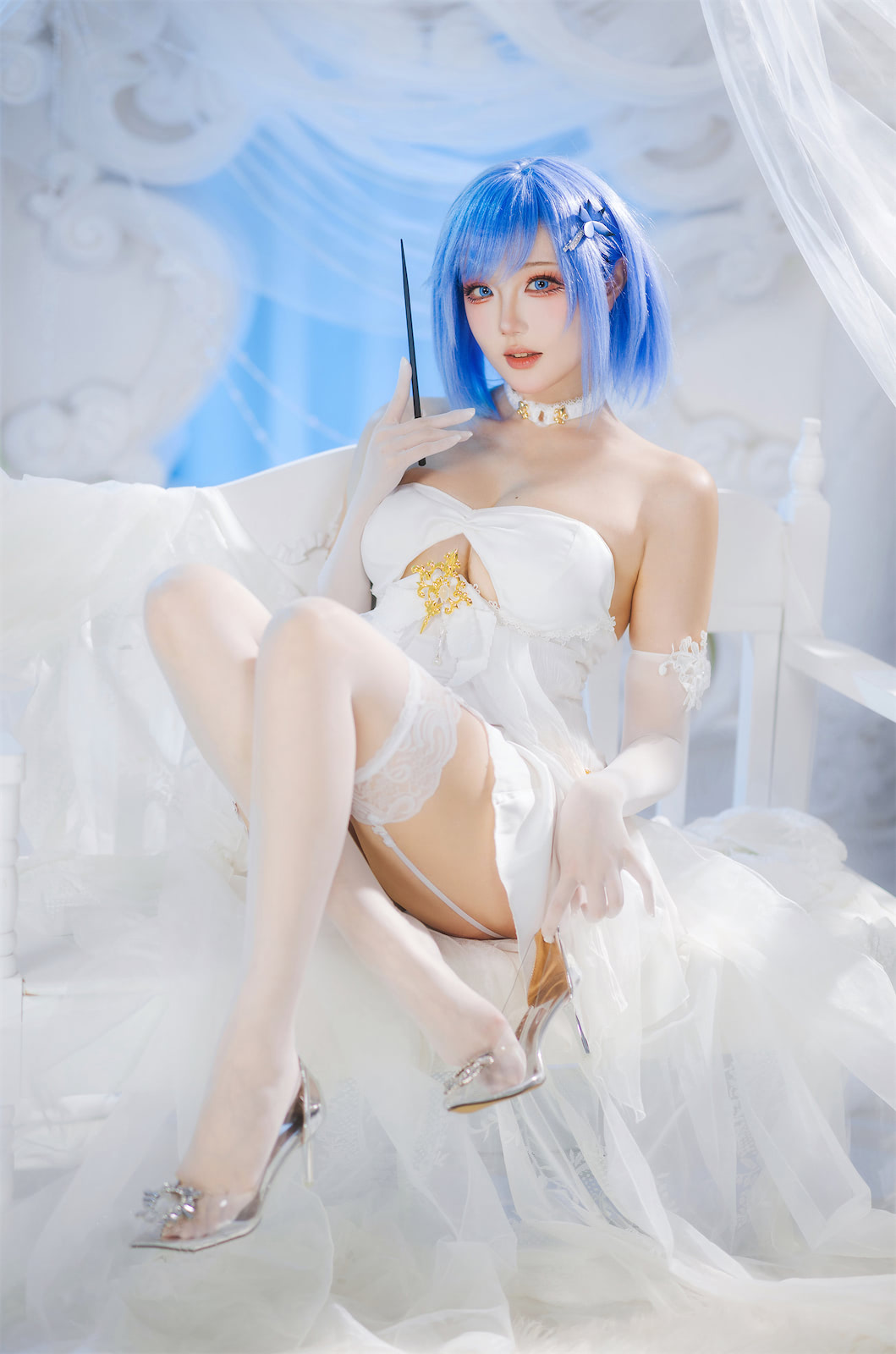 cosplay 碧蓝航线 恰巴耶夫 白骑兵的旋律@瓜希酱 第2张