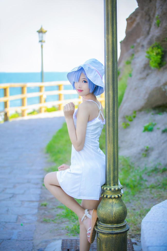 【cos正片】蕾姆水着福利cos 第2张