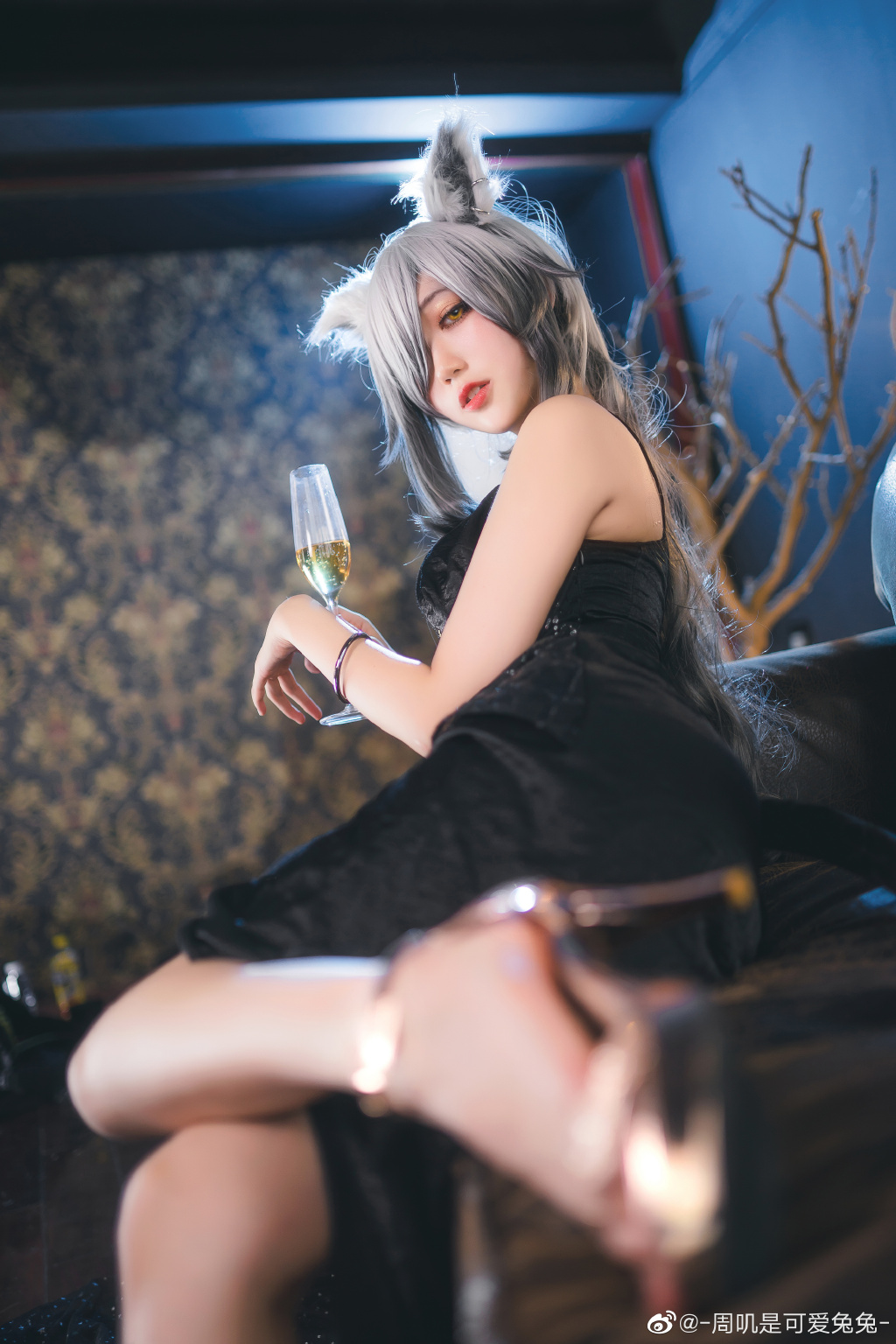 [COS]明日方舟 黑 @-周叽是可爱兔兔- 第2张